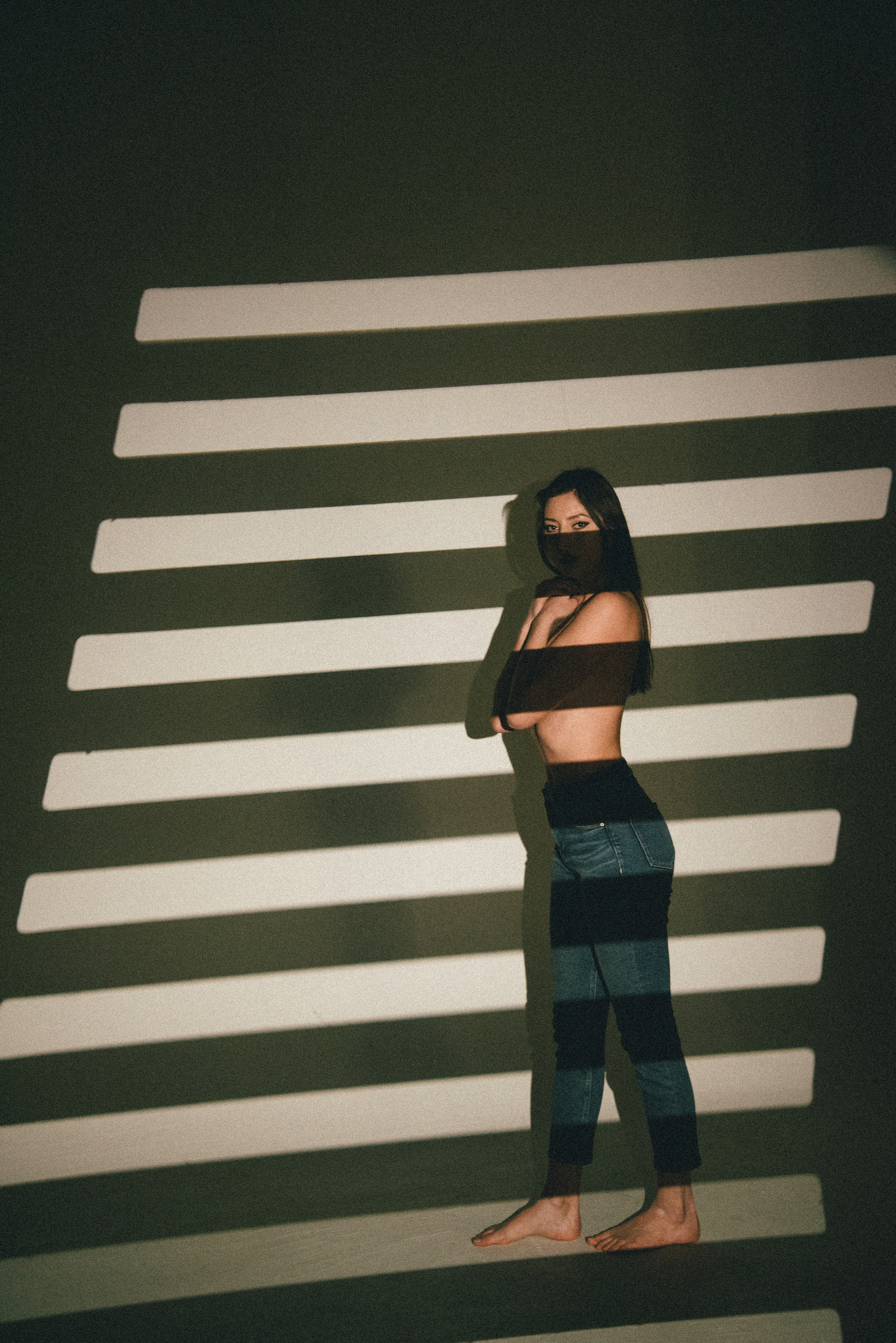 Фотосесія з масками гобо. Фотограф Анастасія Залужна | Манхайм