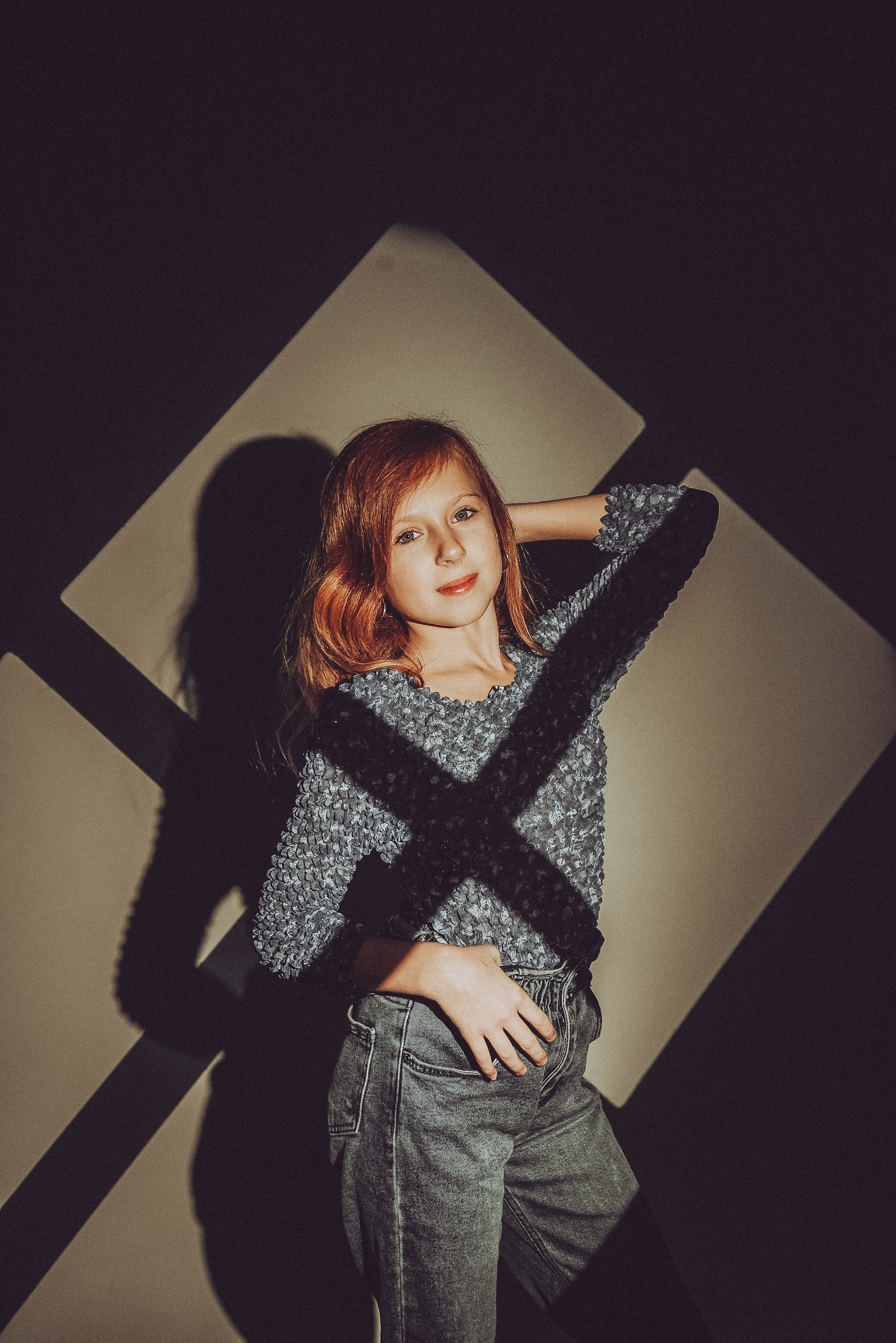 Фотосесія з масками гобо. Фотограф Анастасія Залужна | Манхайм