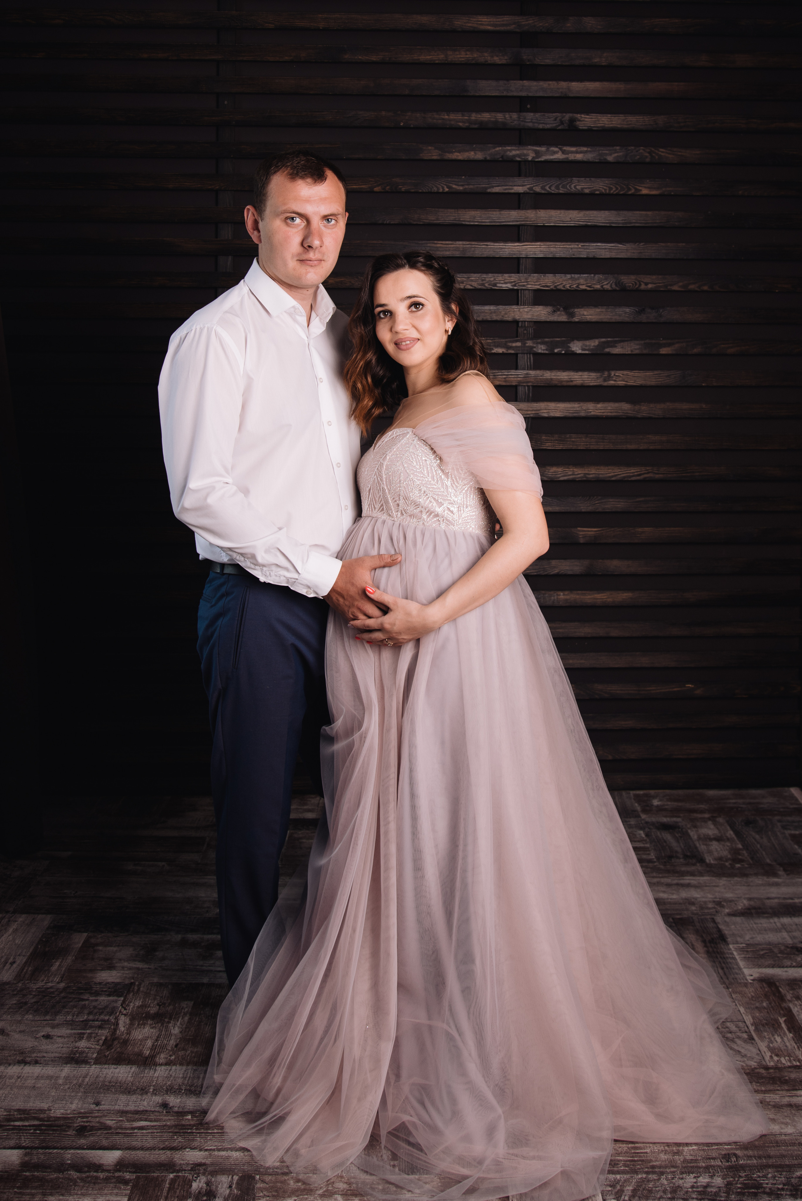 Фотосесія вагітності у студії. Фотограф Анастасія Залужна | Манхайм