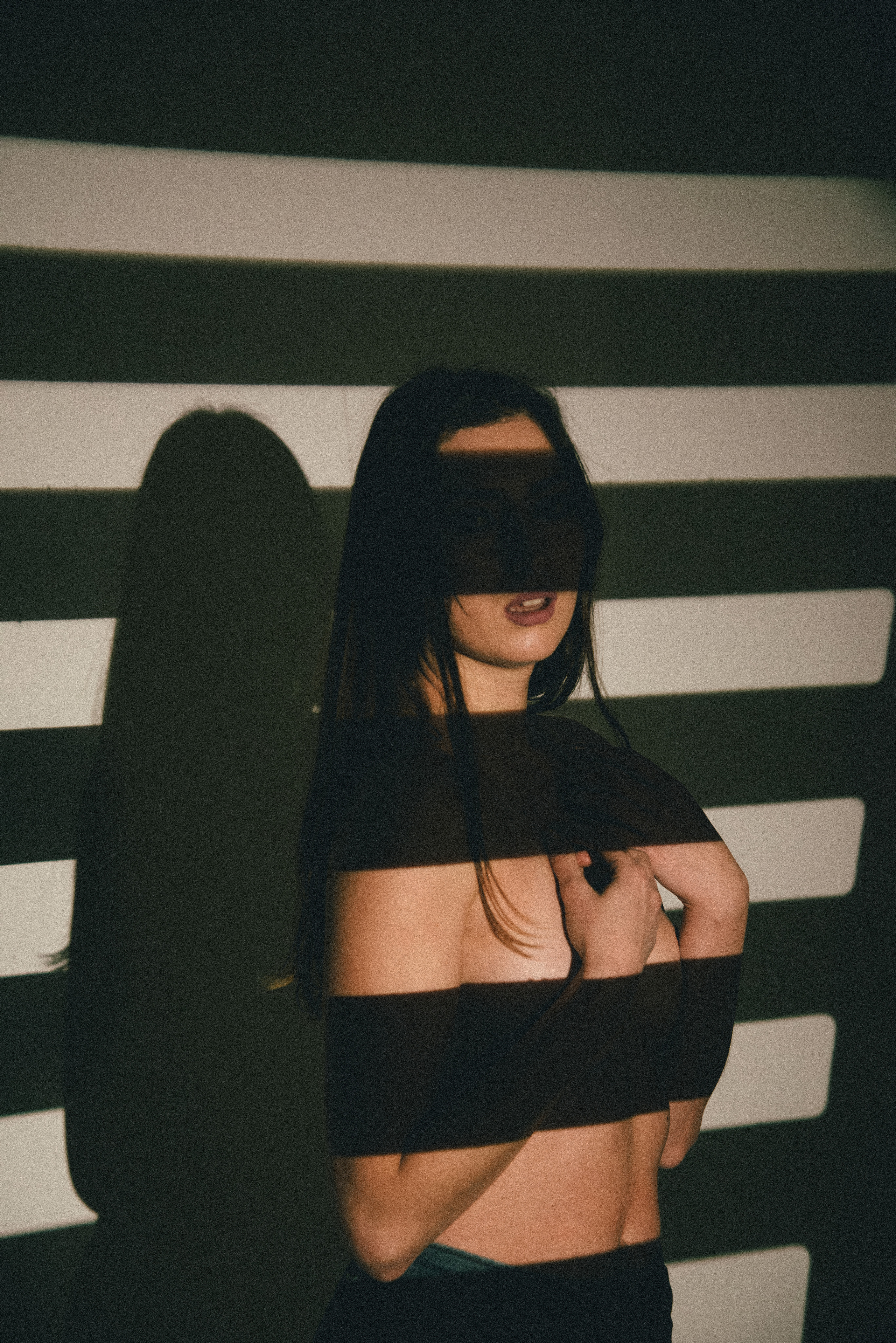 Фотосесія з масками гобо. Фотограф Анастасія Залужна | Манхайм