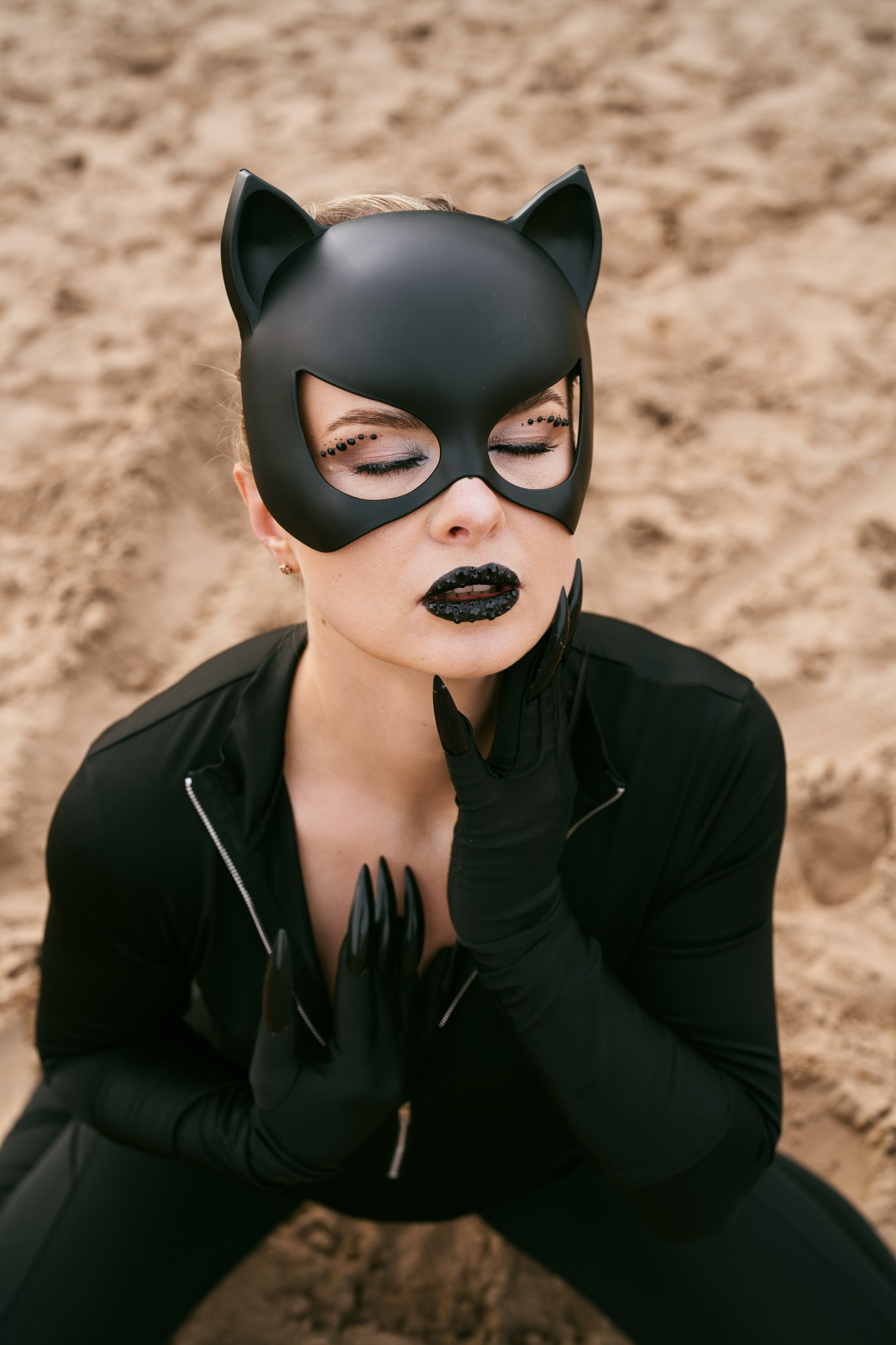 Фотосесія Жінка-кішка. Фотограф Анастасія Залужна | Манхайм