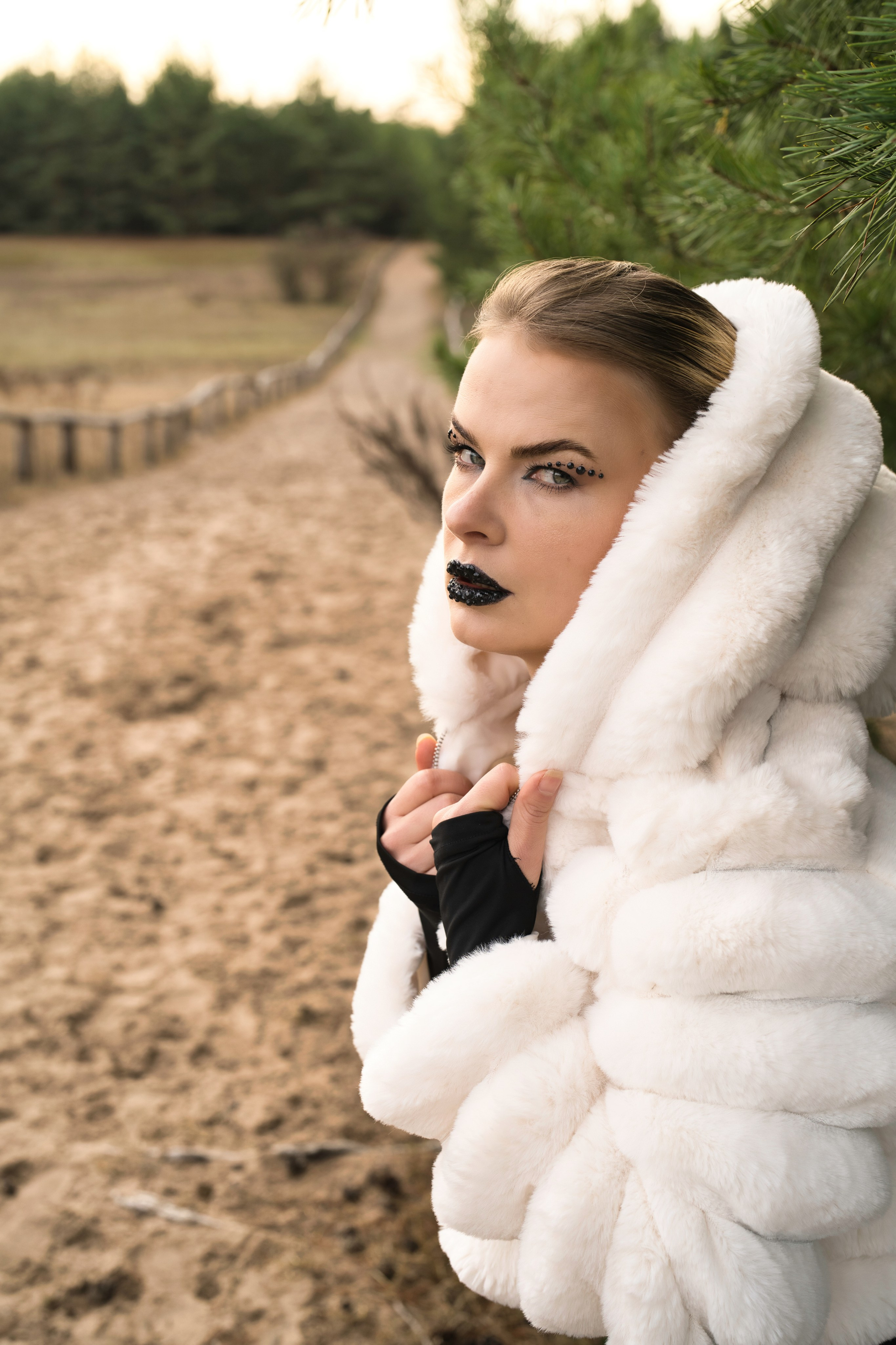 Фотосесія Жінка-кішка. Фотограф Анастасія Залужна | Манхайм