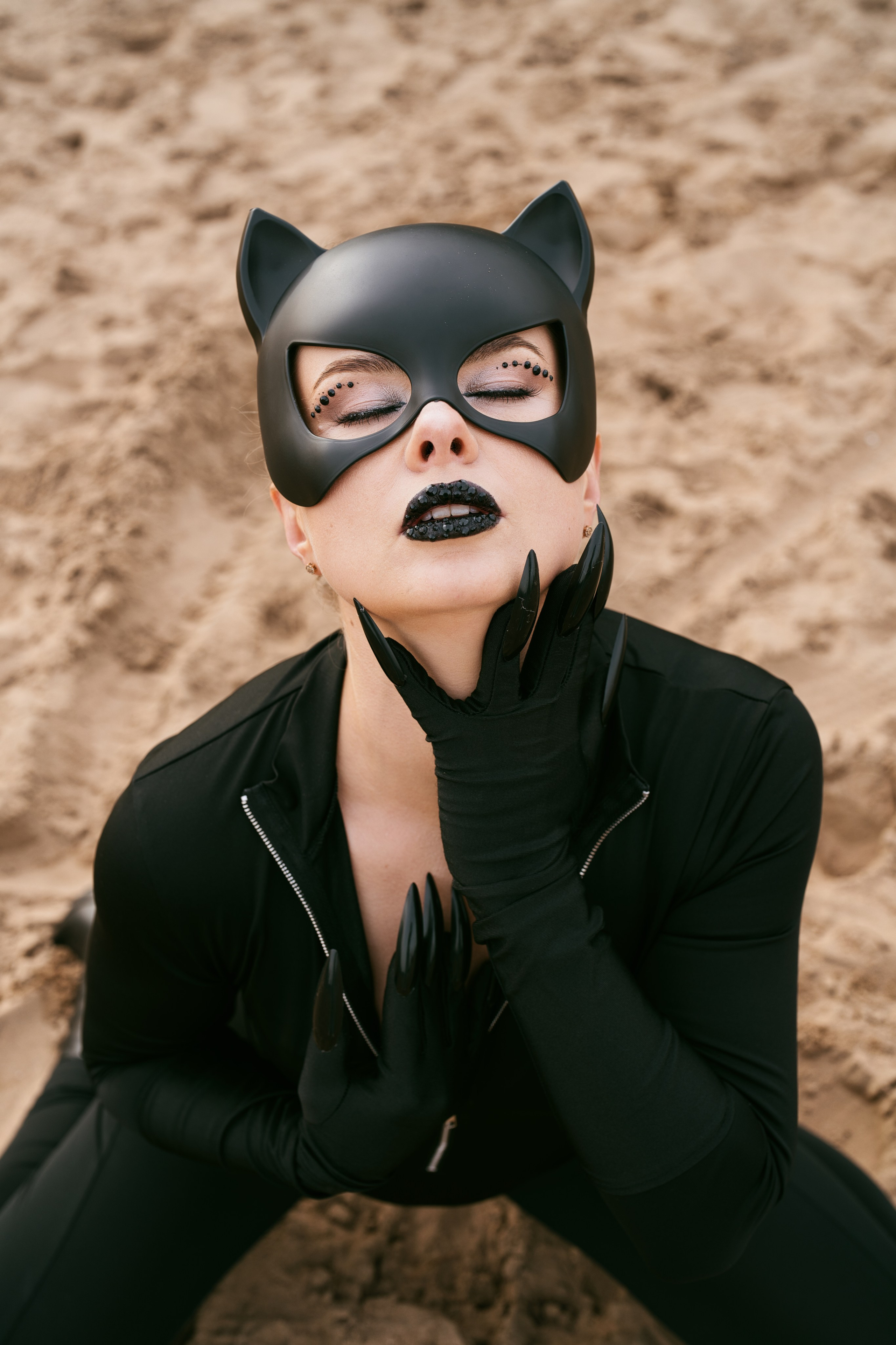 Фотосесія Жінка-кішка. Фотограф Анастасія Залужна | Манхайм