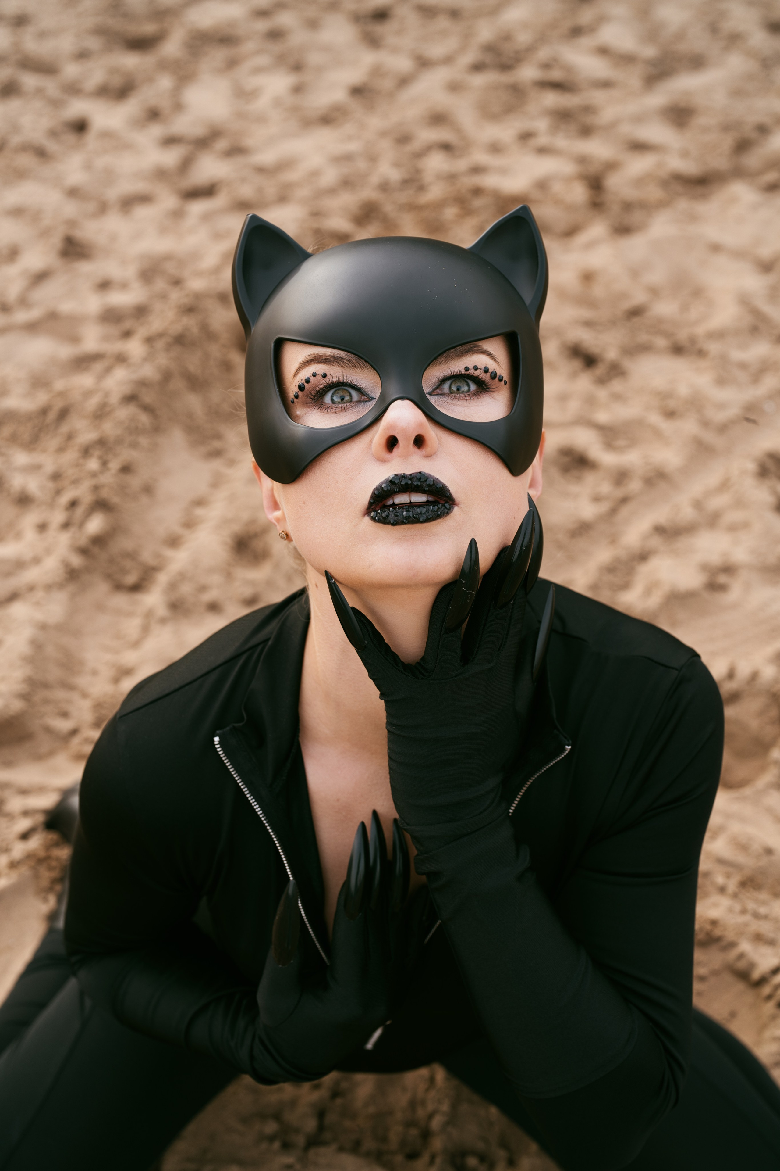 Фотосесія Жінка-кішка. Фотограф Анастасія Залужна | Манхайм