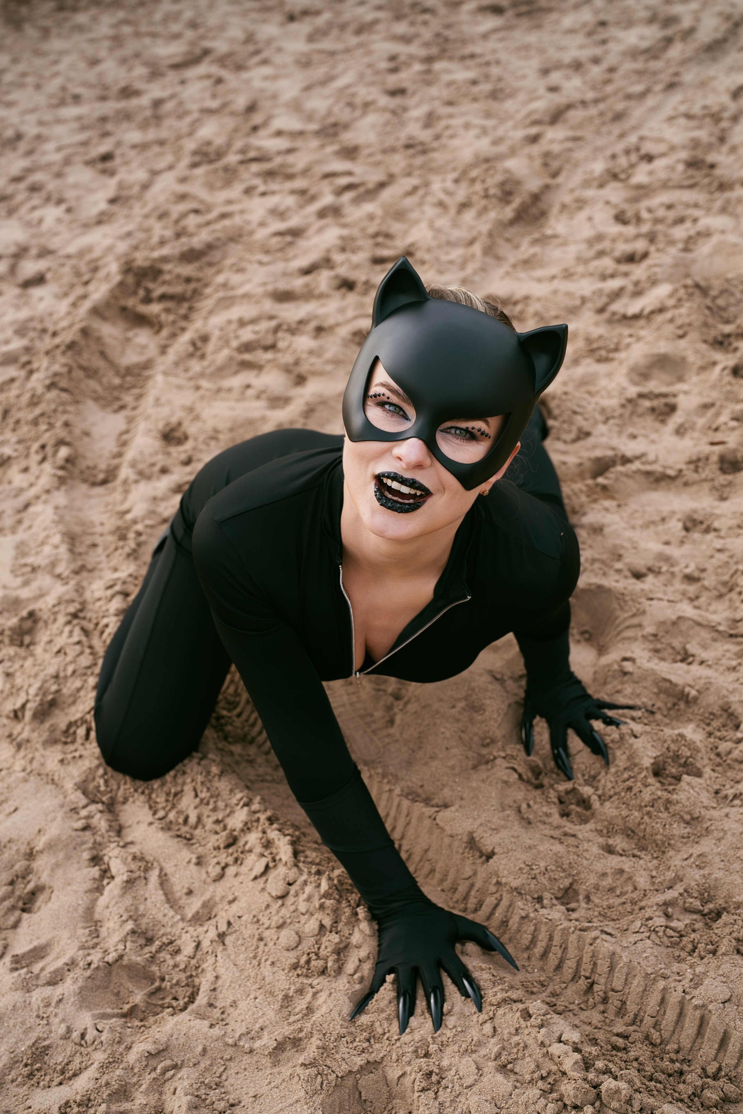 Фотосесія Жінка-кішка. Фотограф Анастасія Залужна | Манхайм