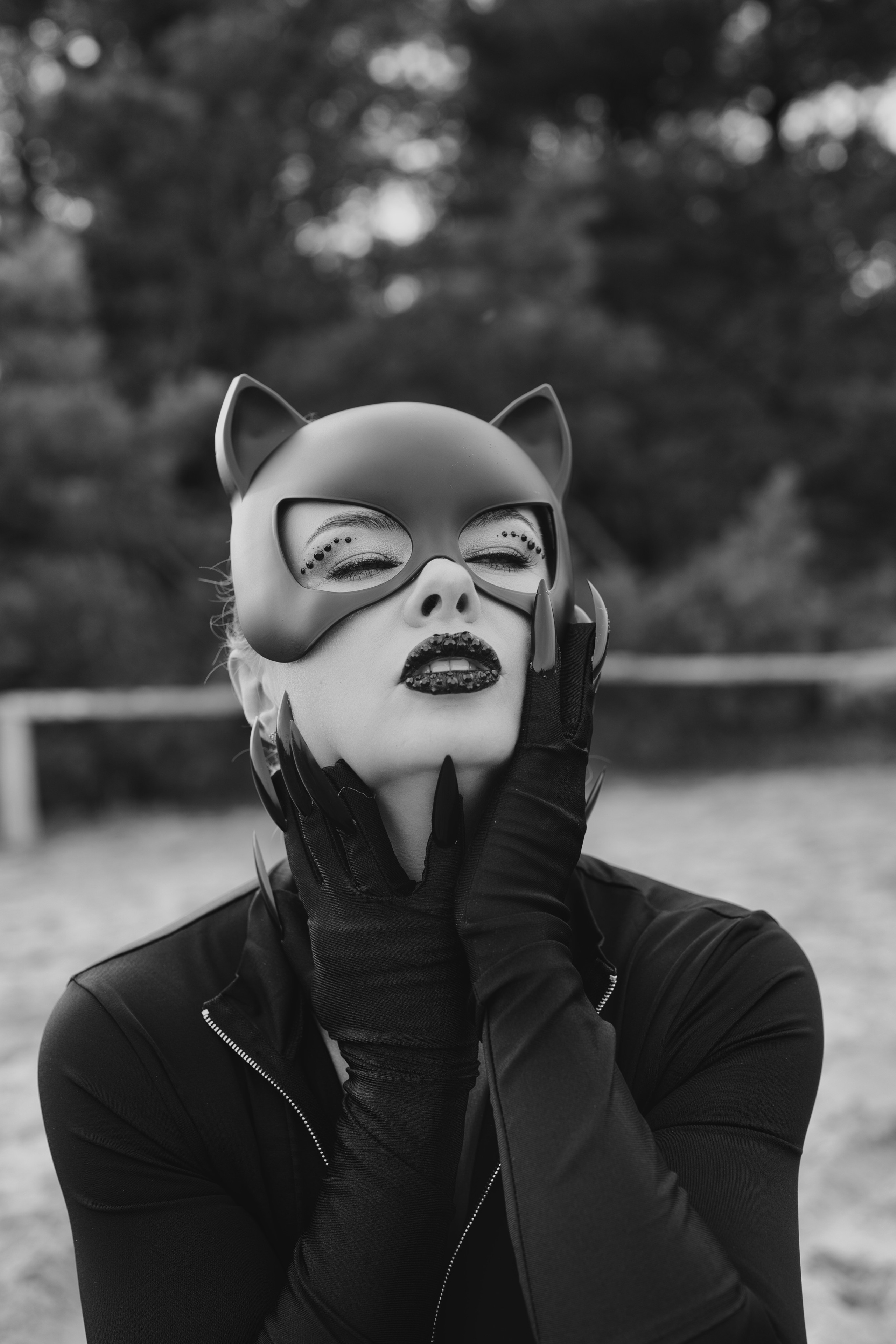 Фотосесія Жінка-кішка. Фотограф Анастасія Залужна | Манхайм