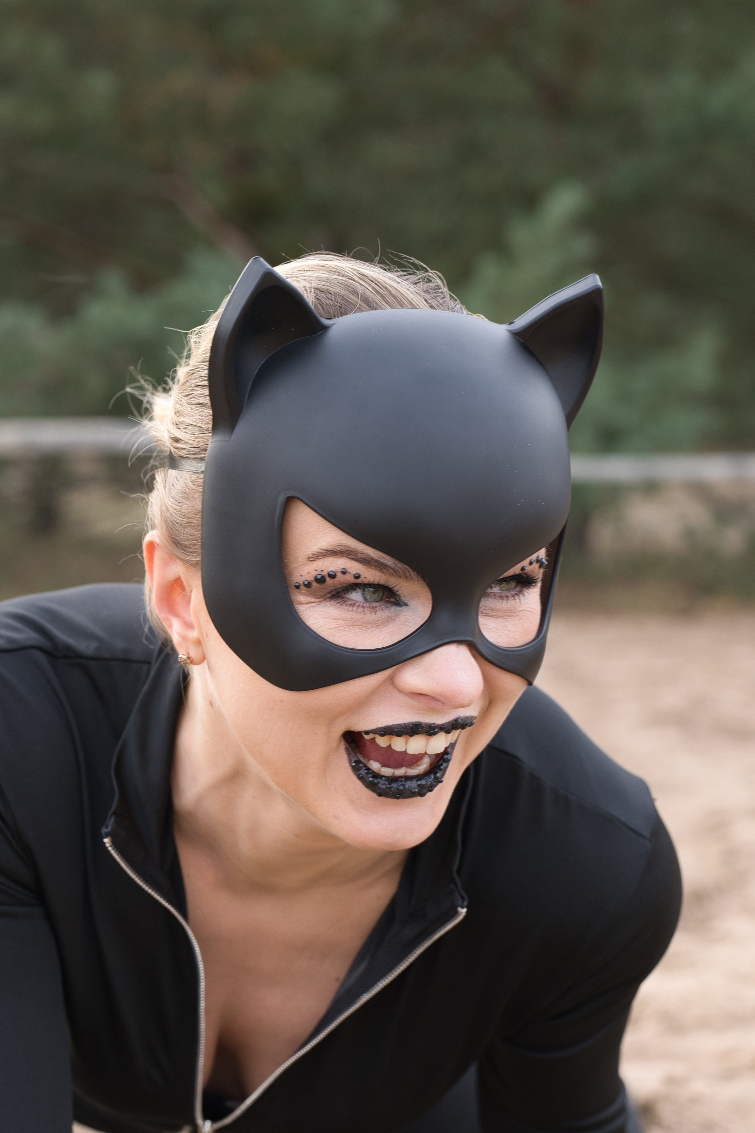 Фотосесія Жінка-кішка. Фотограф Анастасія Залужна | Манхайм