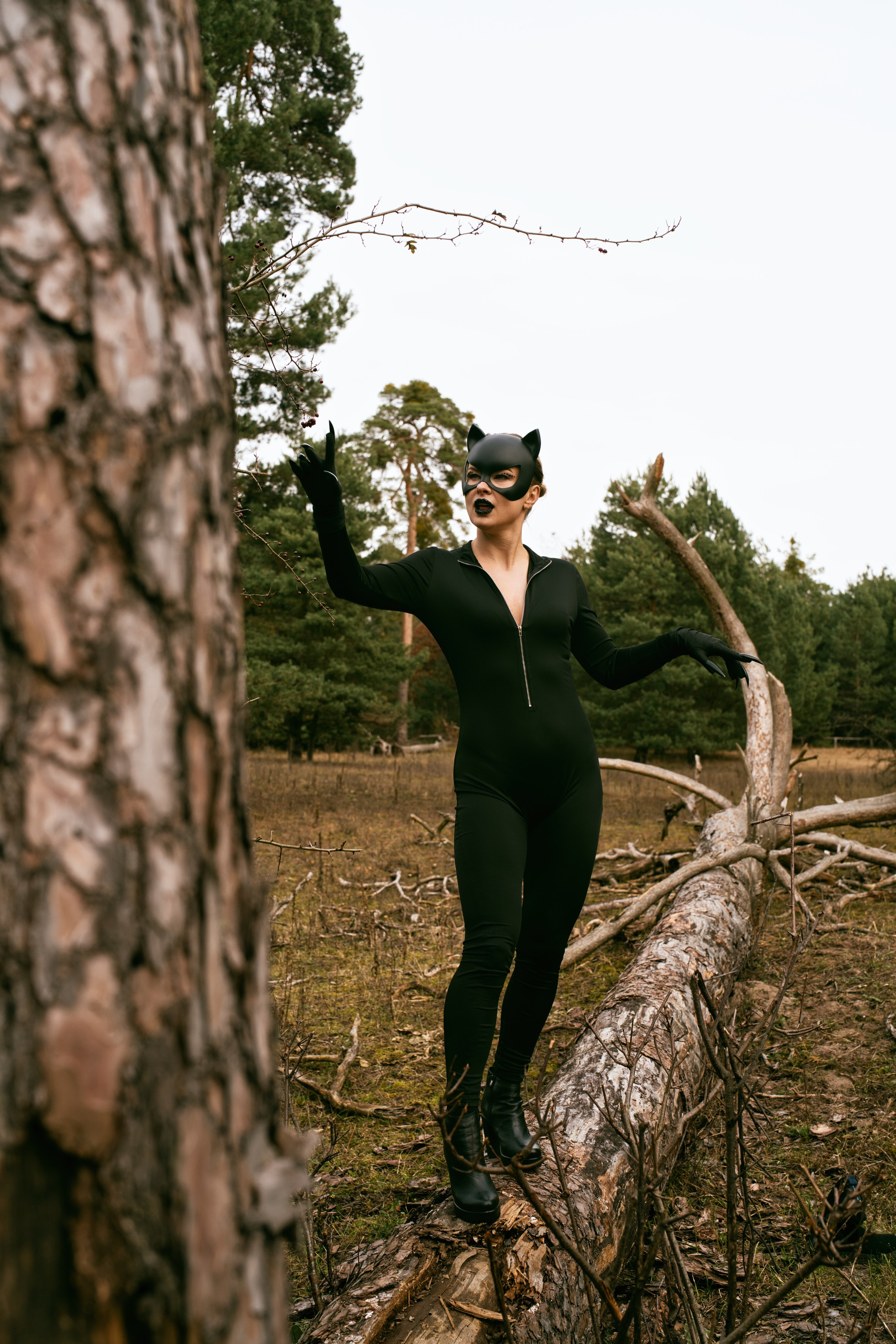 Фотосесія Жінка-кішка. Фотограф Анастасія Залужна | Манхайм