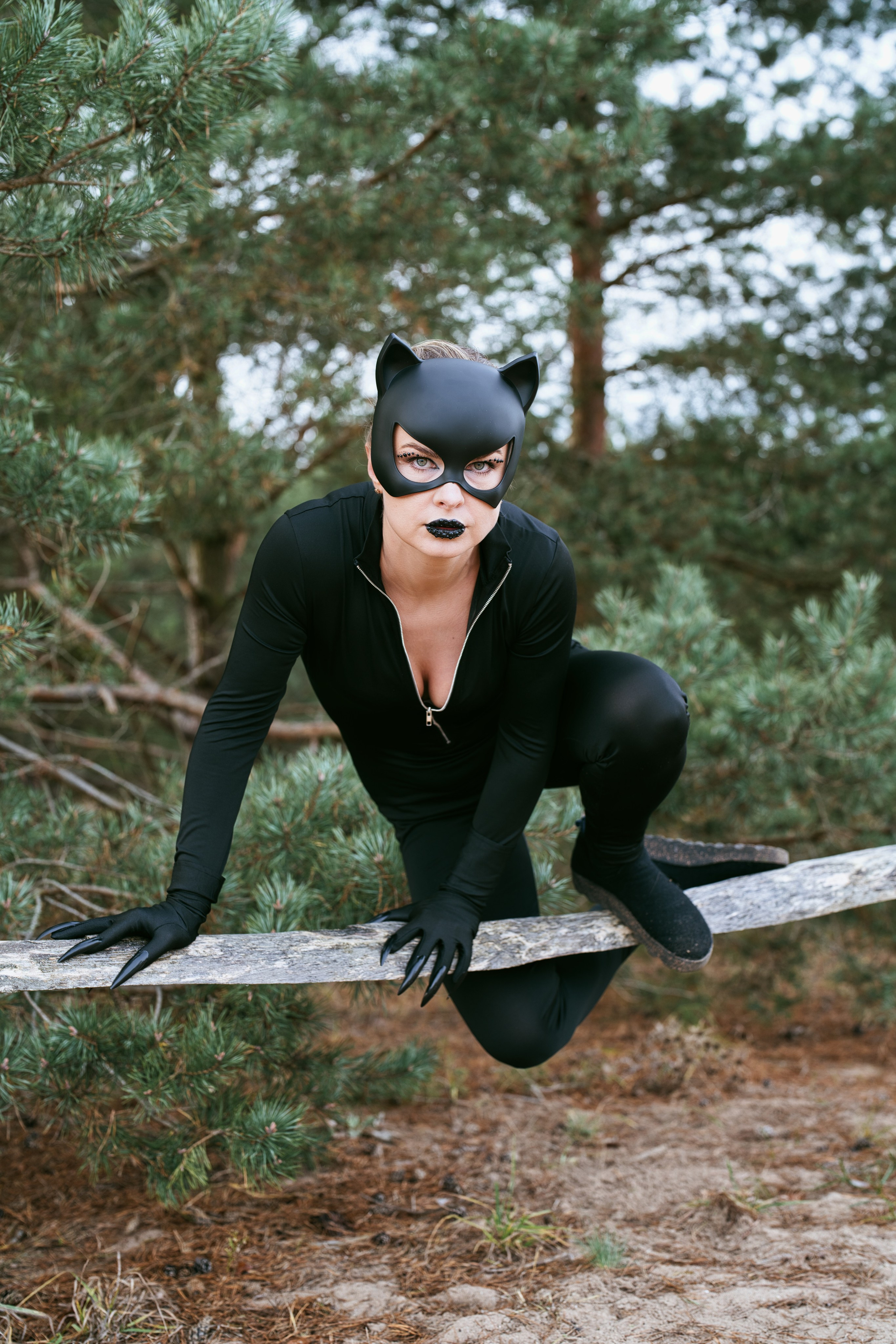 Фотосесія Жінка-кішка. Фотограф Анастасія Залужна | Манхайм
