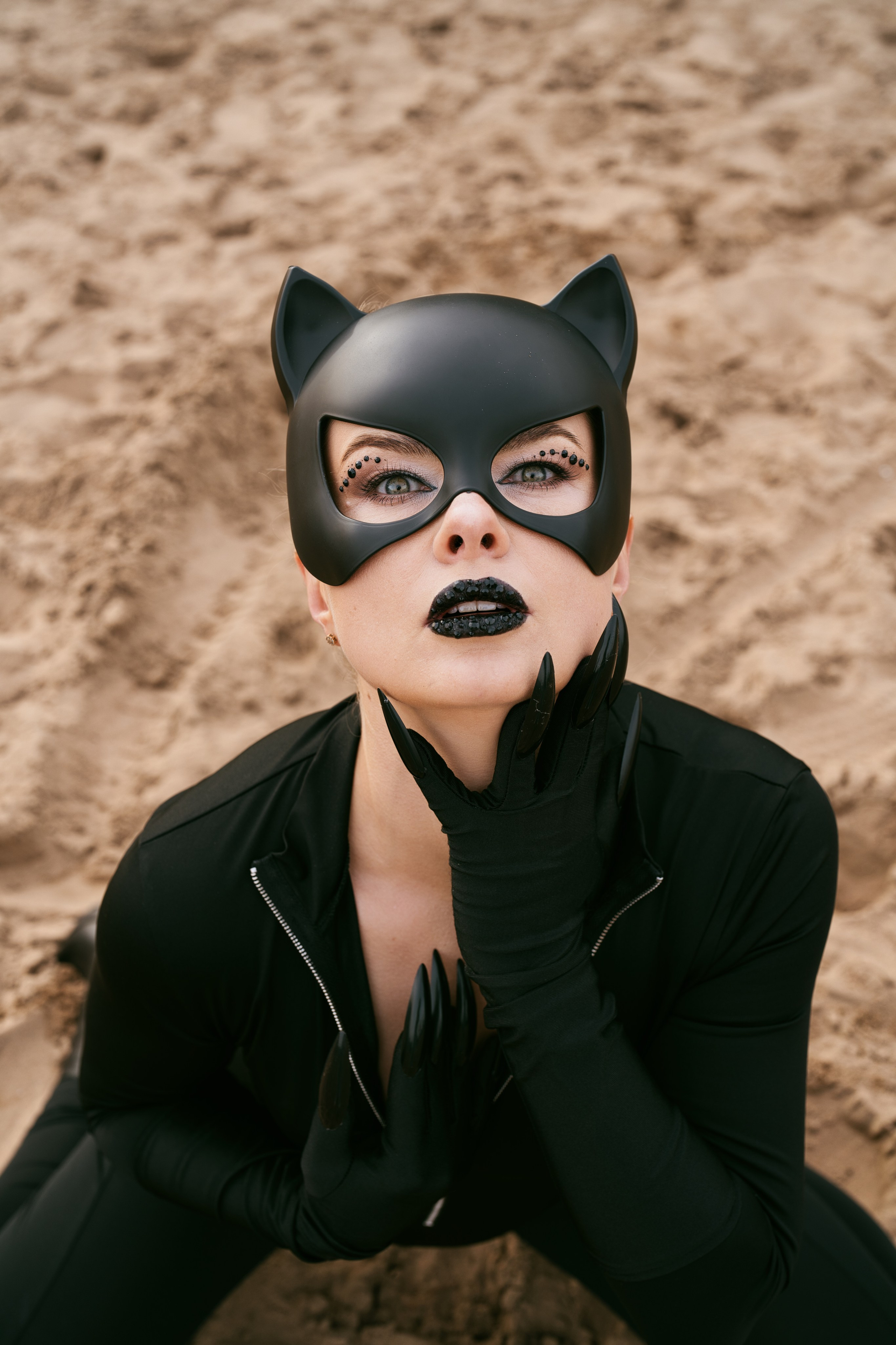 Фотосесія Жінка-кішка. Фотограф Анастасія Залужна | Манхайм