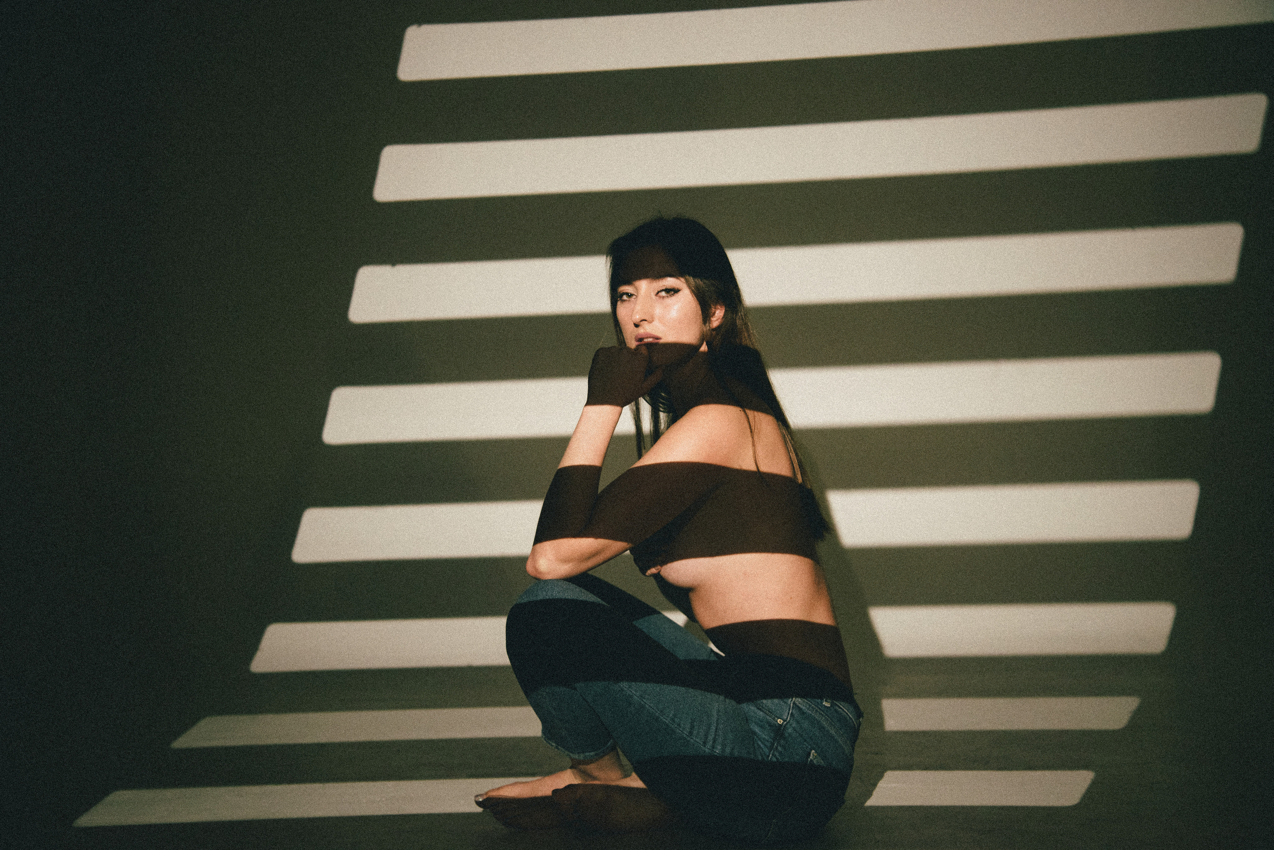 Фотосесія з масками гобо. Фотограф Анастасія Залужна | Манхайм