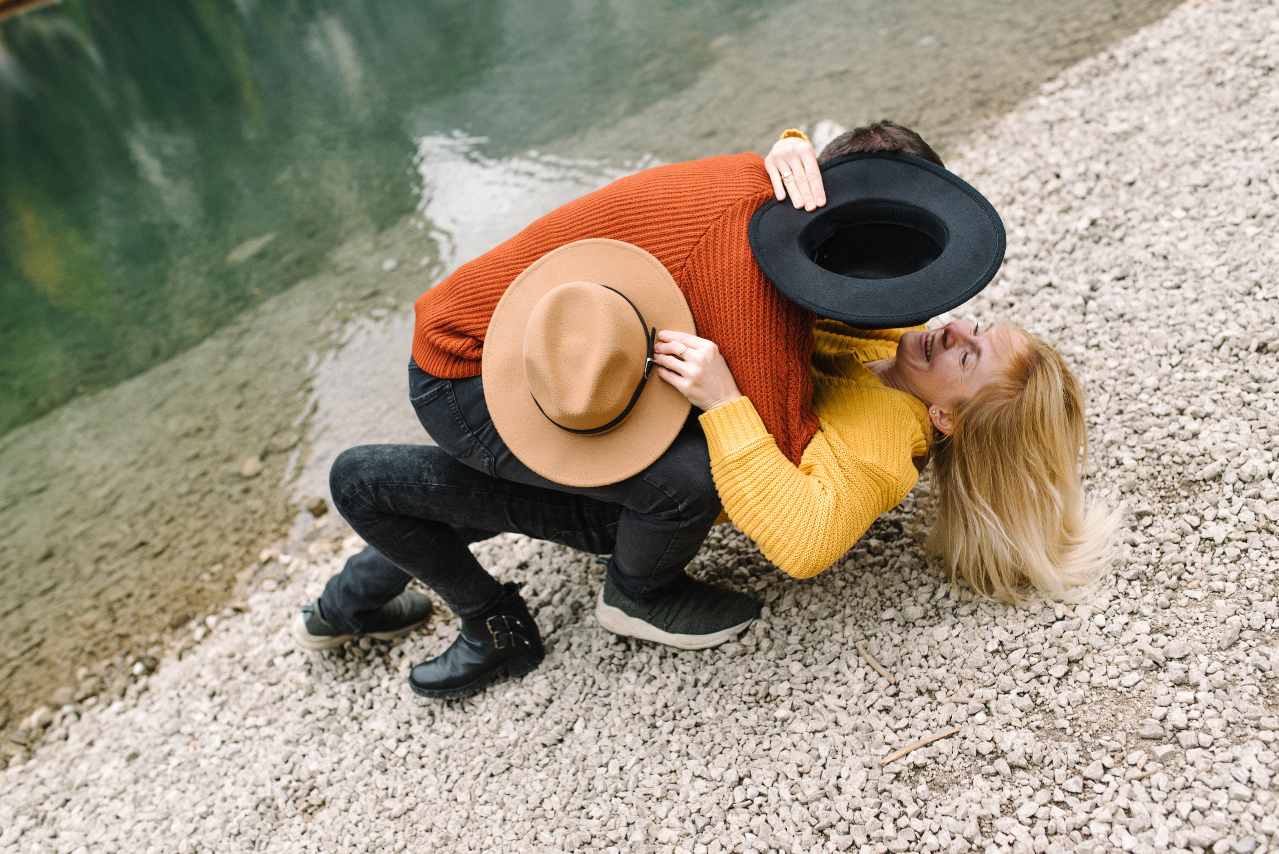 Lago di Braies Ninel & Stas. FOTOGRAF Ryzhykova Valentyna Kraków Polska