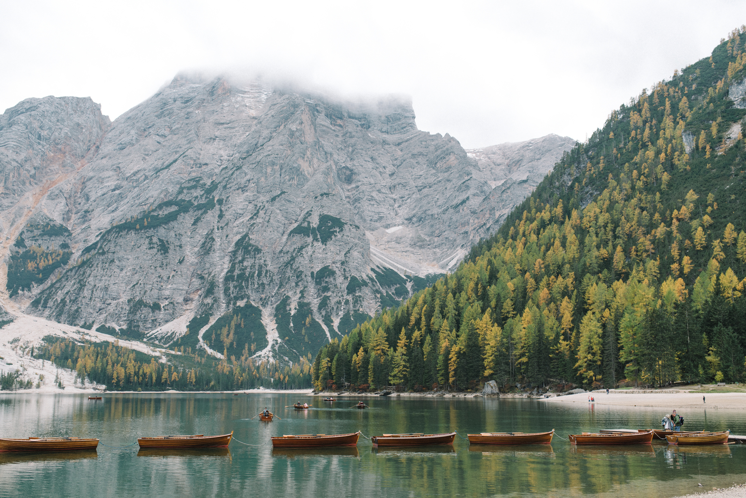 Lago di Braies Ninel & Stas. FOTOGRAF Ryzhykova Valentyna Kraków Polska