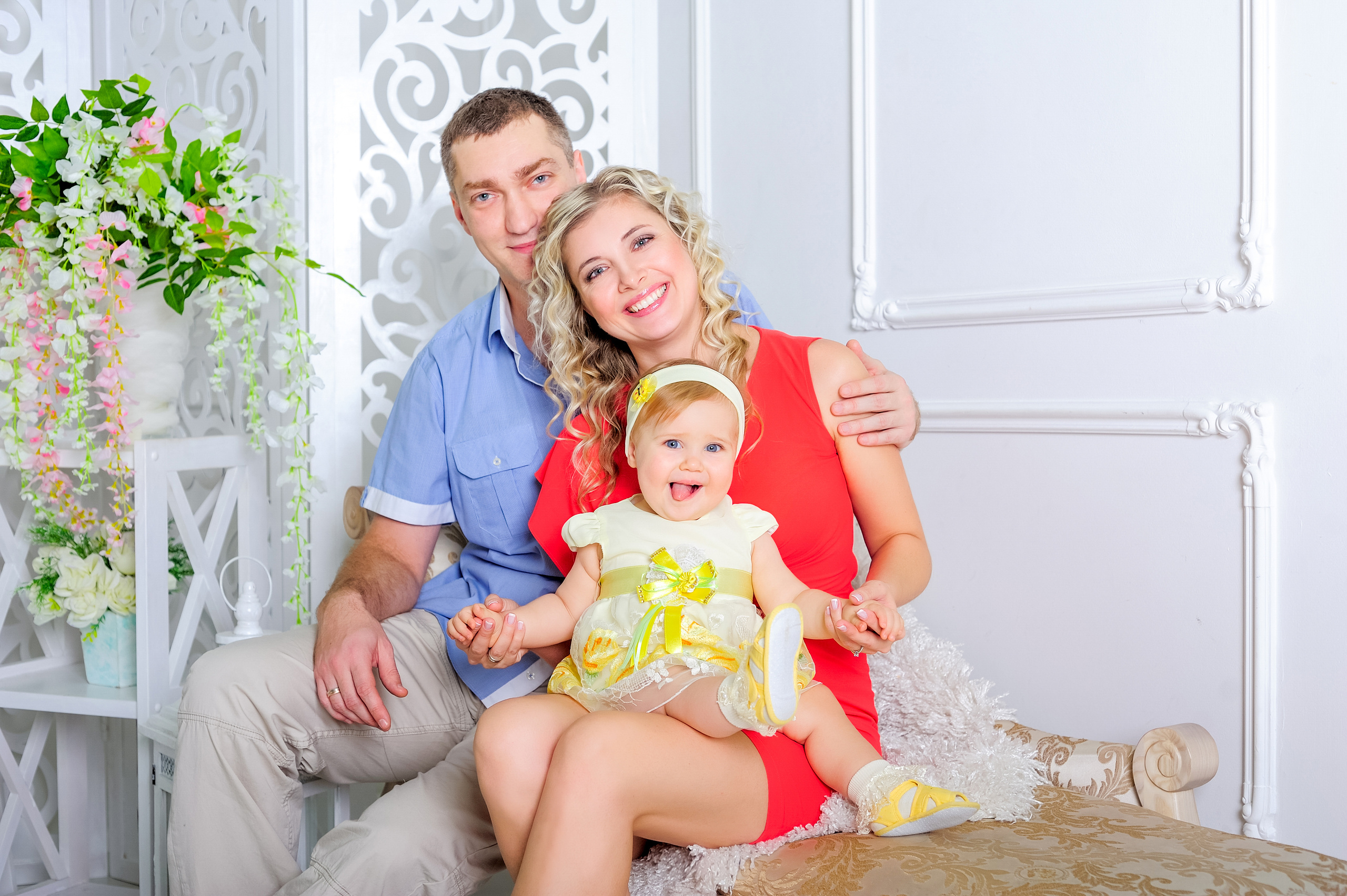 семейная фотосессия в студии Винница