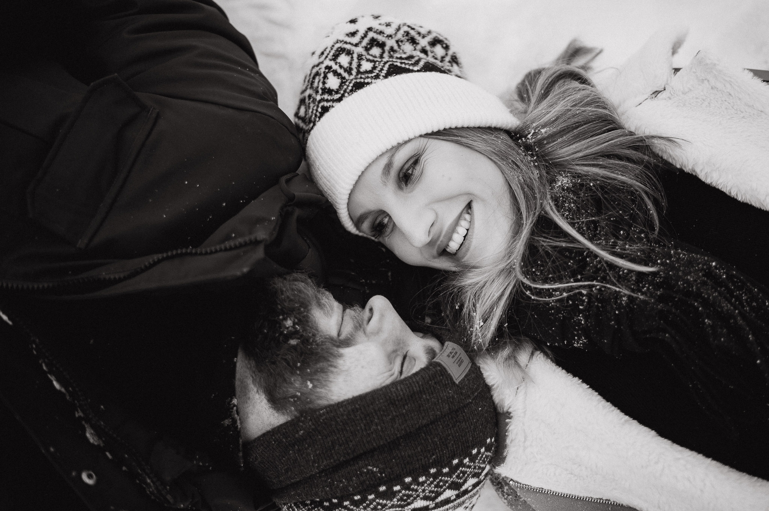 Kasia & Czarek - Sesja zimowa w Wołominie. Naturalnie pięknie - Klaudia Rowicka