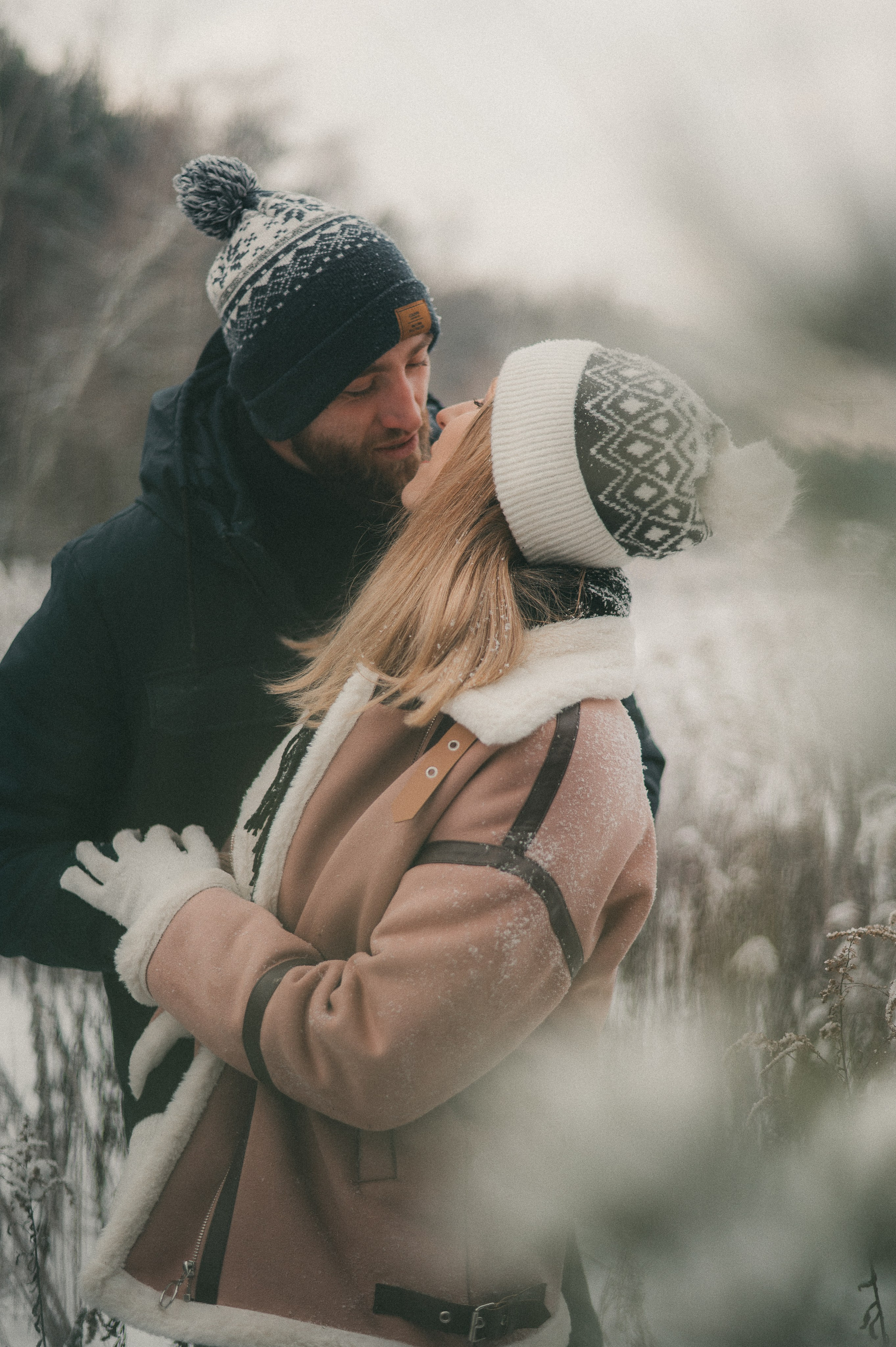 Kasia & Czarek - Sesja zimowa w Wołominie. Naturalnie pięknie - Klaudia Rowicka