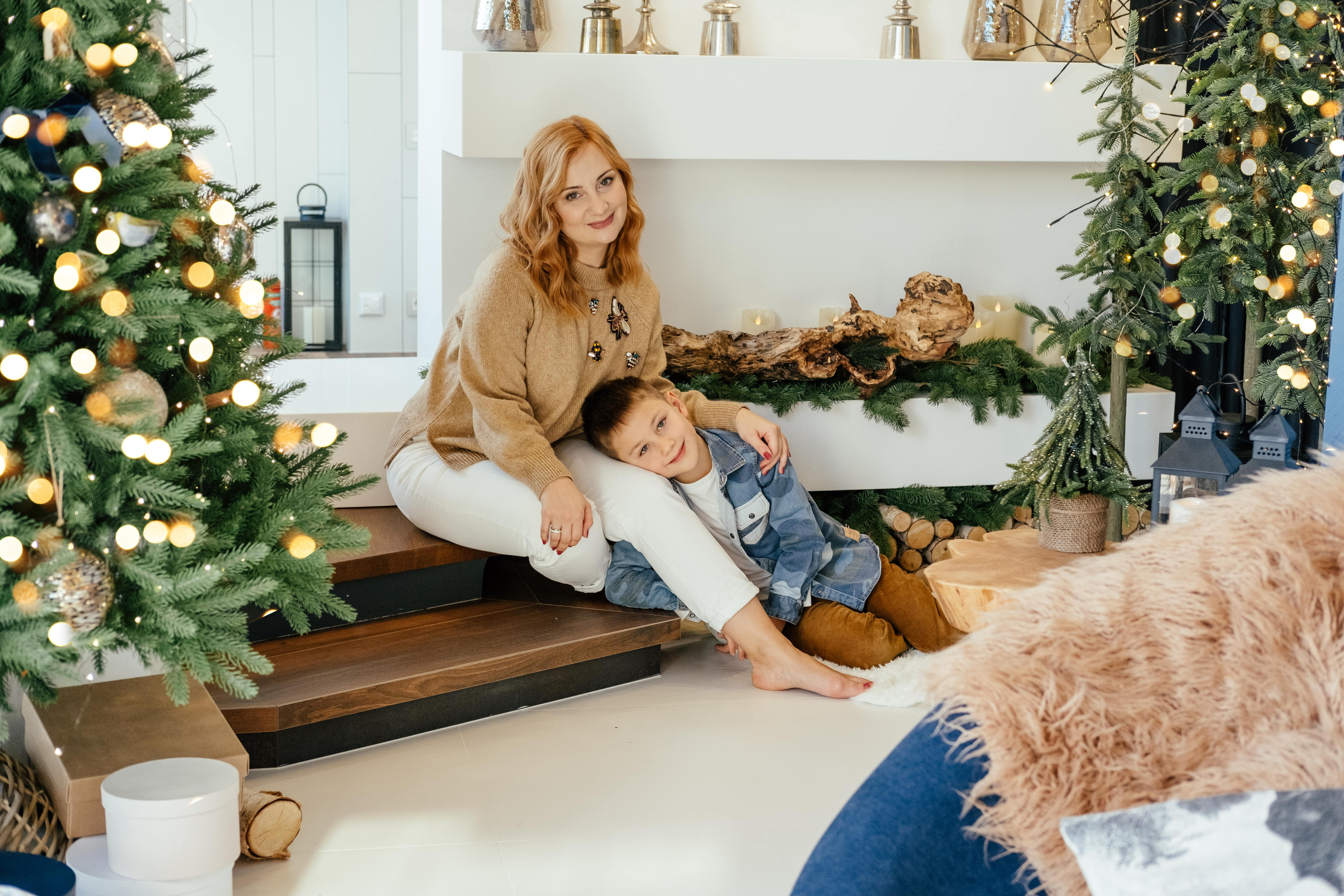 Новогоднее утро Тани, Леши и Кирюши. Сімейний і портретний фотограф у Києві Проценко Алла