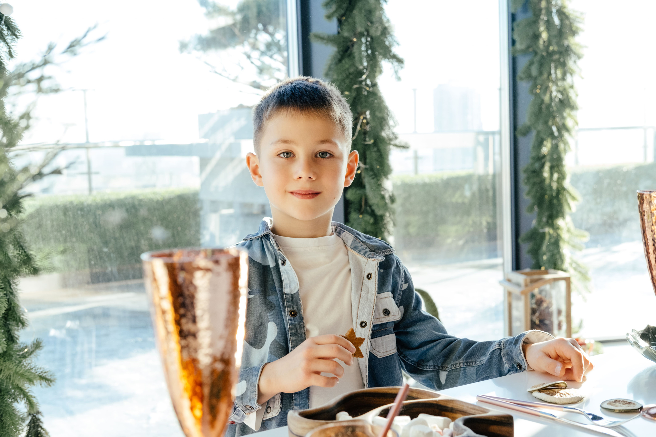Новогоднее утро Тани, Леши и Кирюши. Сімейний і портретний фотограф у Києві Проценко Алла