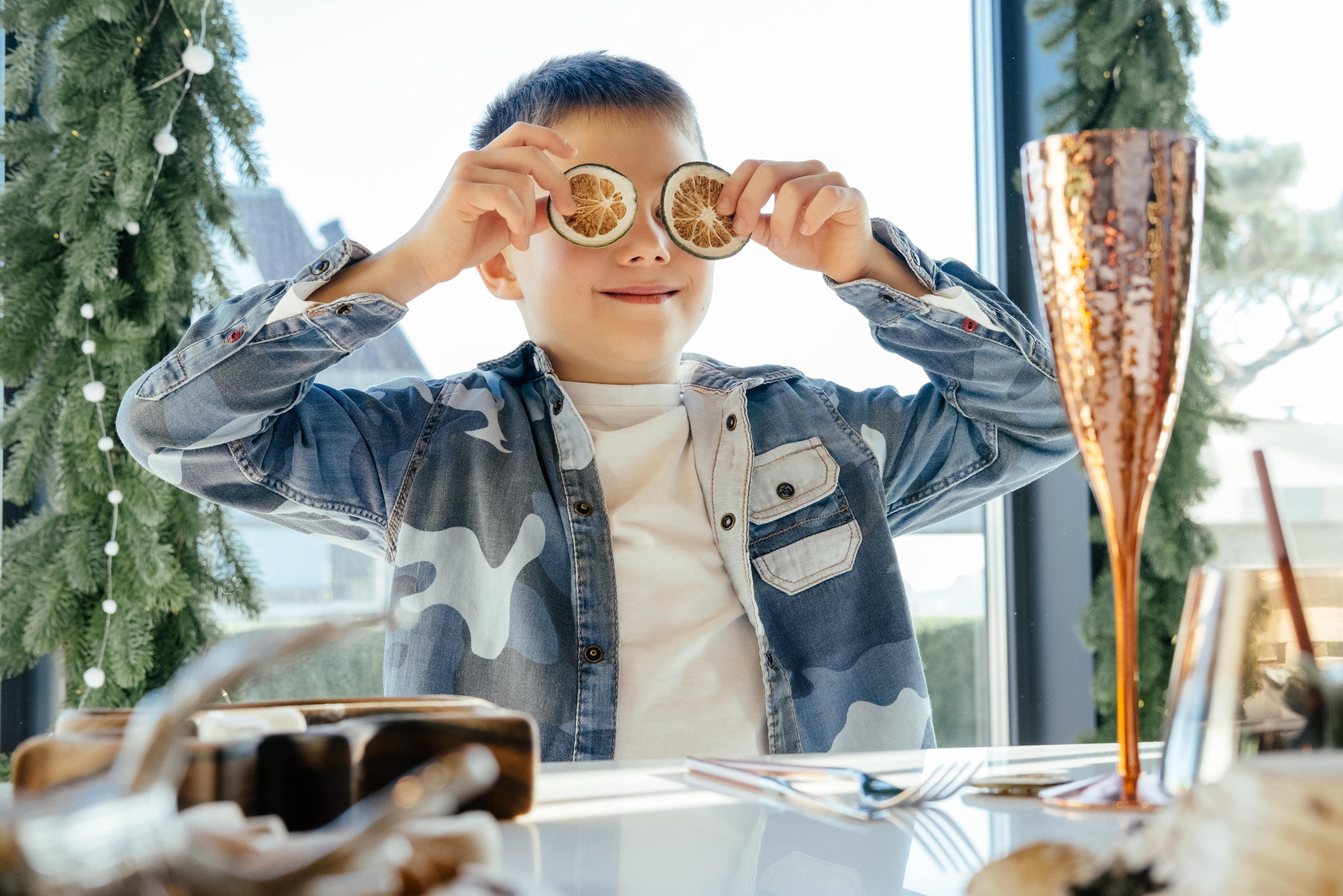 Новогоднее утро Тани, Леши и Кирюши. Сімейний і портретний фотограф у Києві Проценко Алла