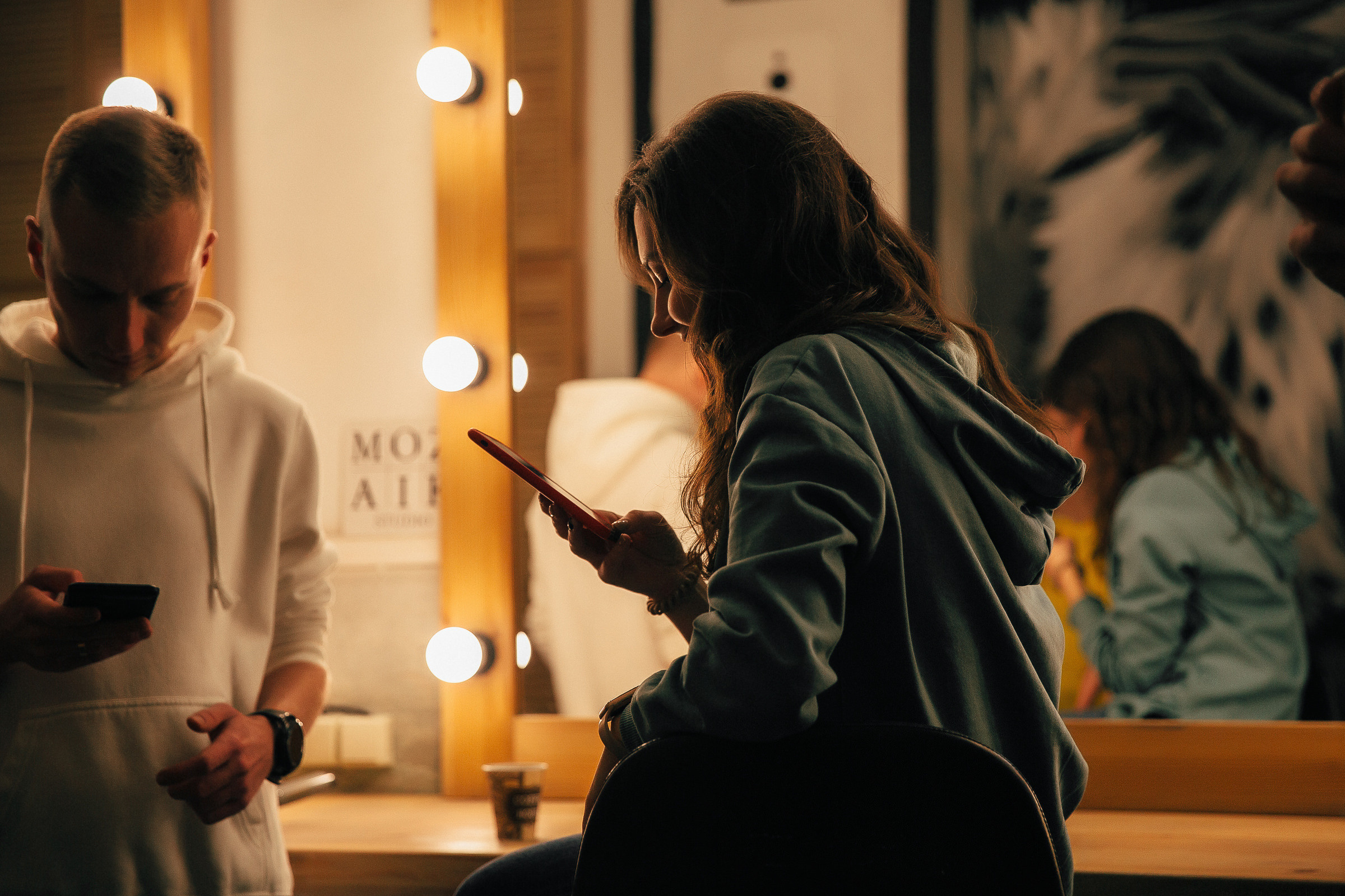 Бекстейдж новогодней фотосессии для команды Aurora City. Весільний та Репортажний фотограф Іванченко Максим. Дніпро, Україна