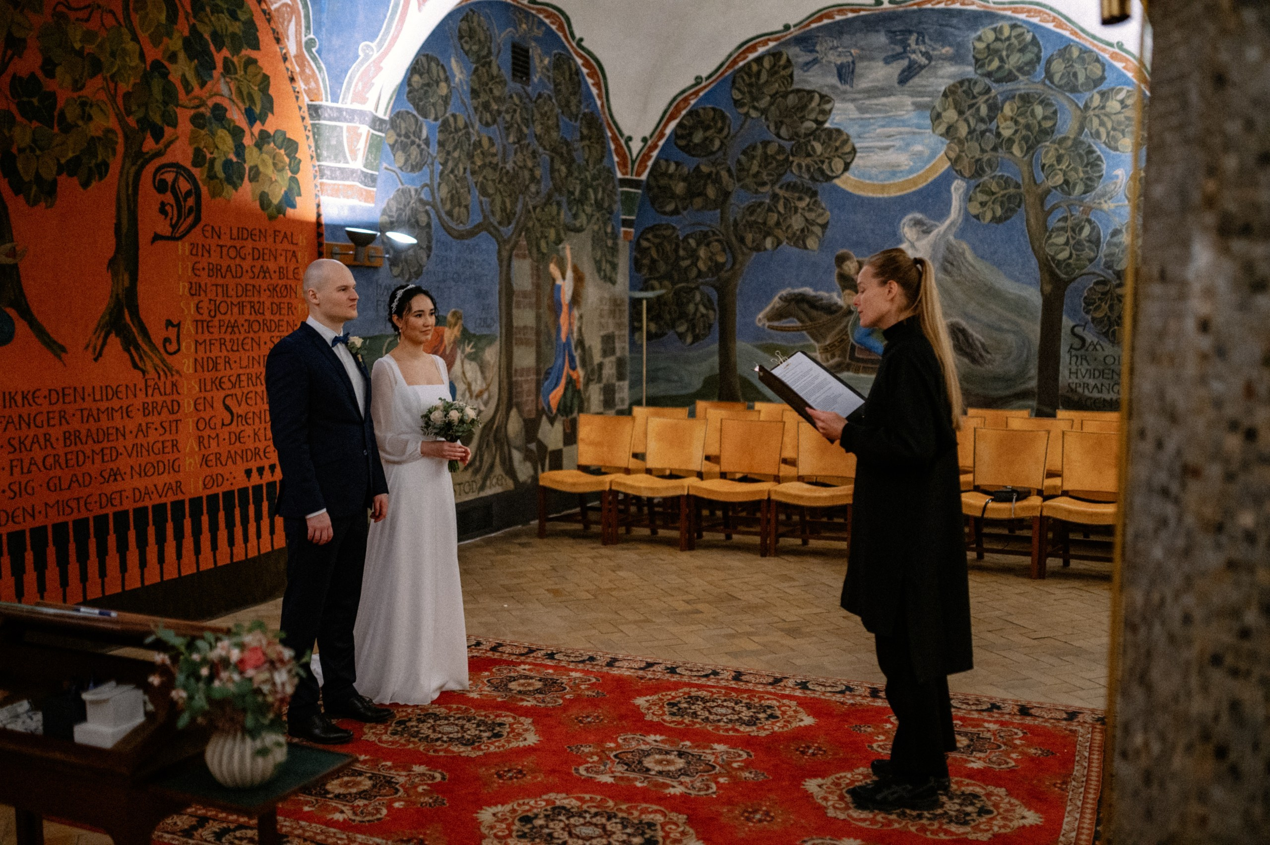LUIZA & NIKITA- Wedding photoshoot Glyptoteket. Nyfødt, Familie, Bryllupsfotograf Copenhagen Anastasiia Sevriukova