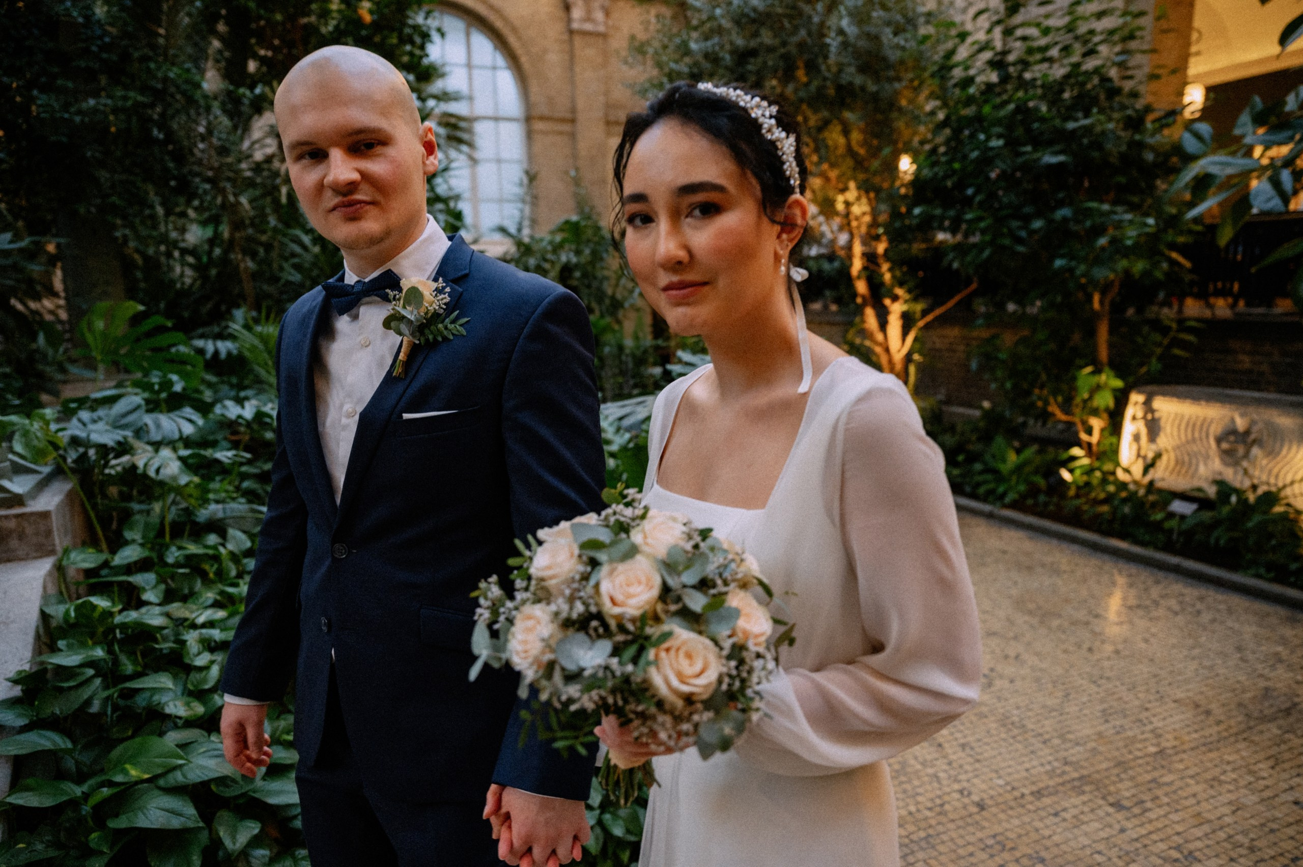 LUIZA & NIKITA- Wedding photoshoot Glyptoteket. Nyfødt, Familie, Bryllupsfotograf Copenhagen Anastasiia Sevriukova