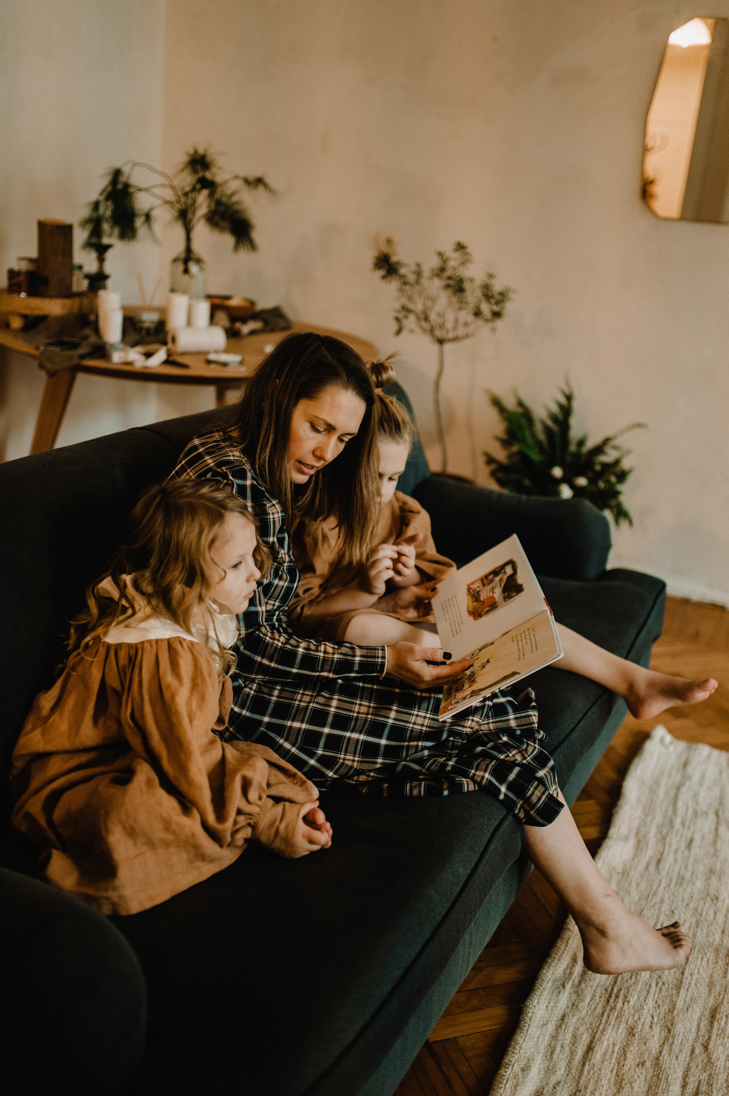 Christmas story. Nyfødt, Familie, Bryllupsfotograf Copenhagen Anastasiia Sevriukova