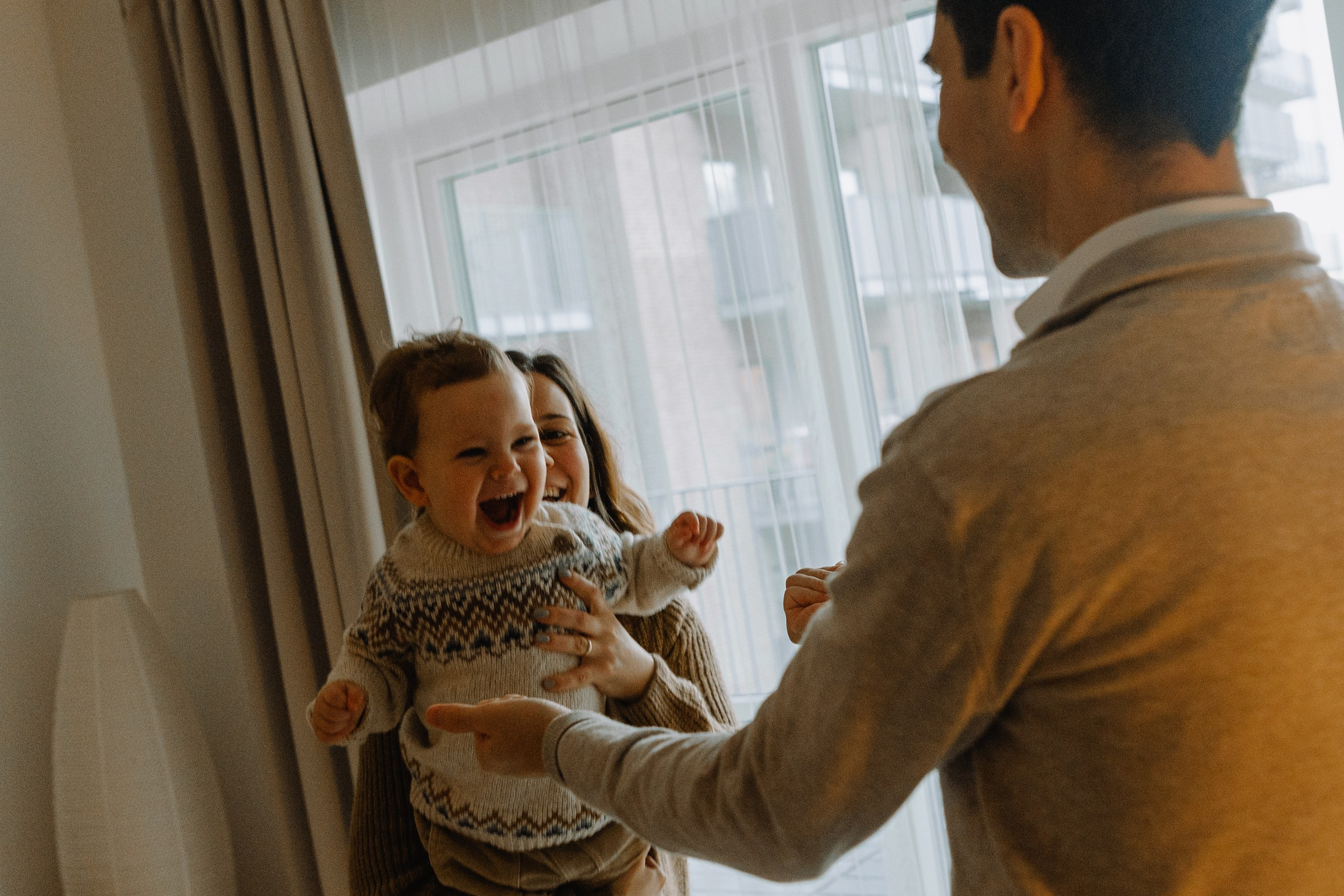 In-home winter story. Newborn, Family, Wedding photographer Copenhagen Anastasiia Sevriukova