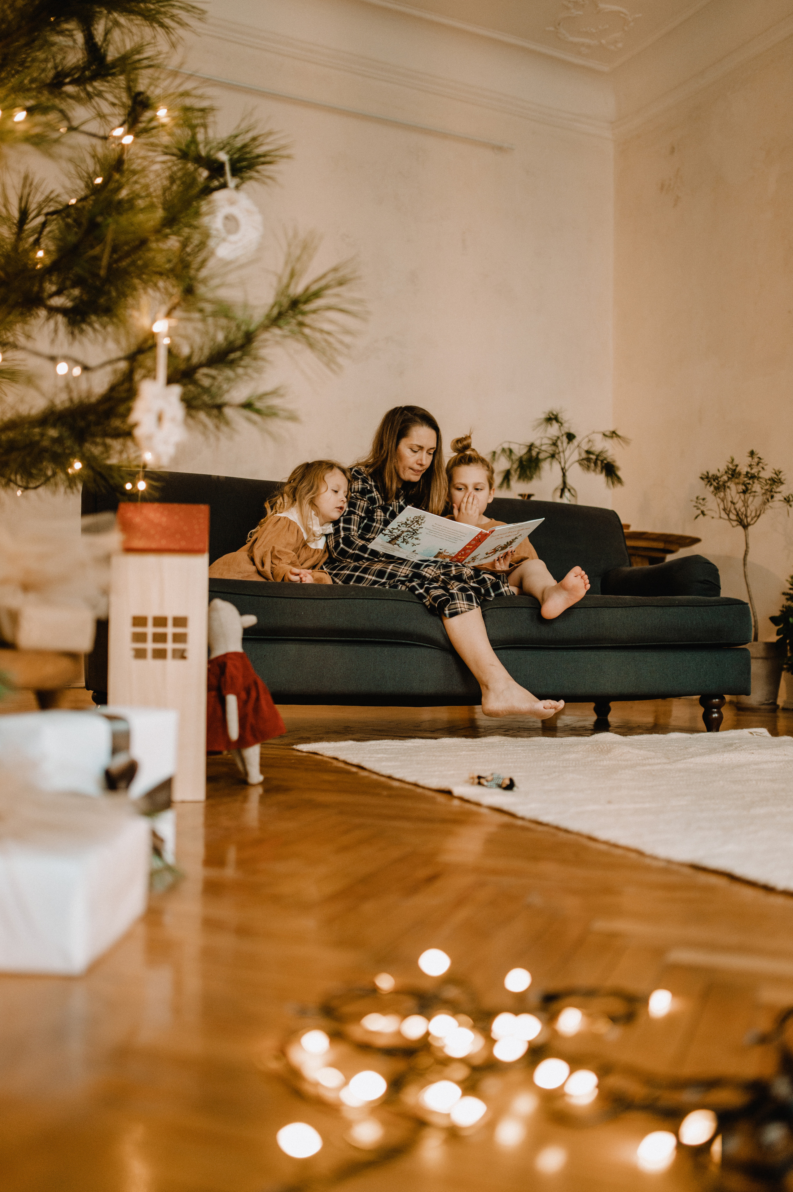 Christmas story. Nyfødt, Familie, Bryllupsfotograf Copenhagen Anastasiia Sevriukova