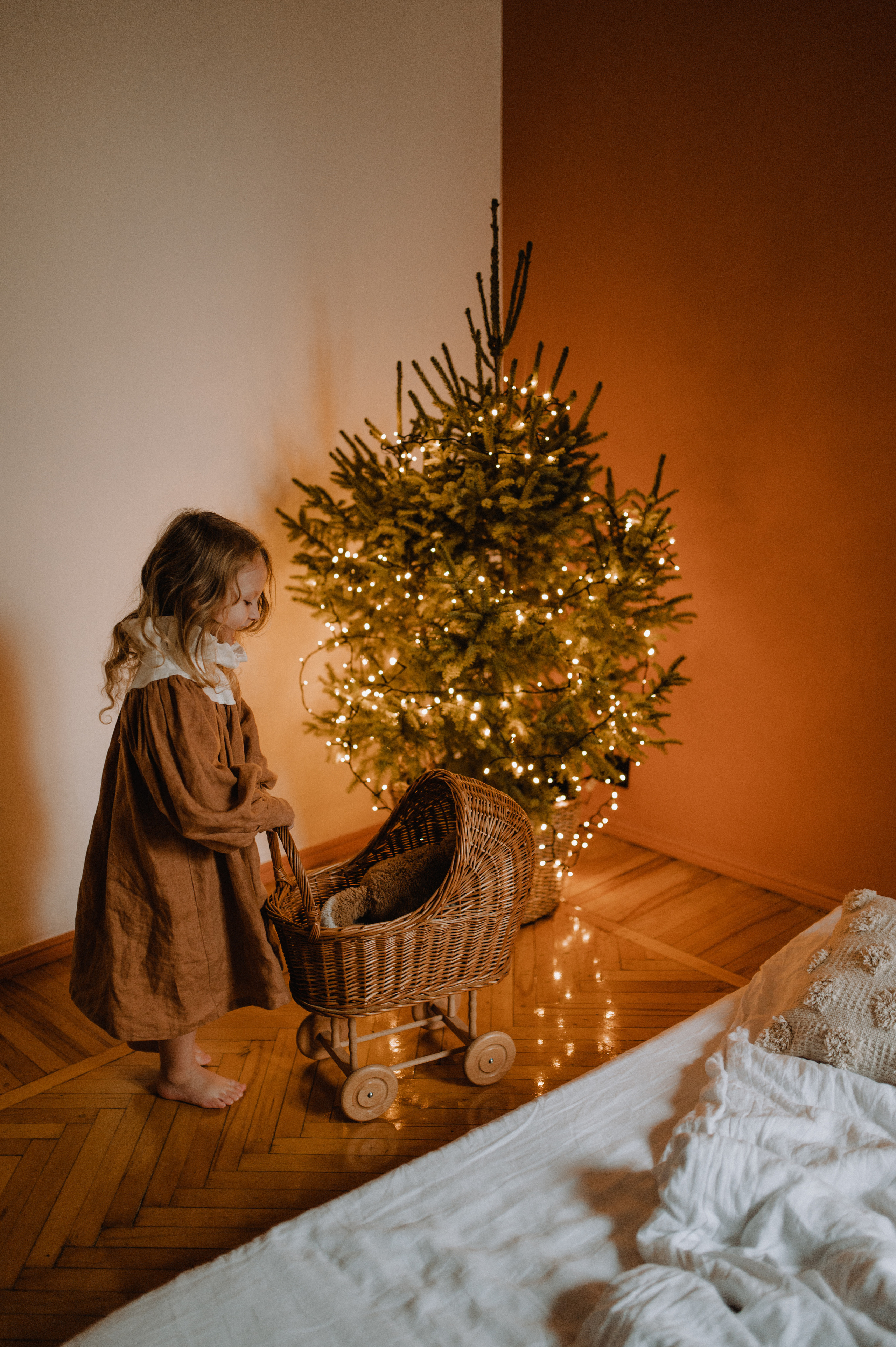 Christmas story. Nyfødt, Familie, Bryllupsfotograf Copenhagen Anastasiia Sevriukova