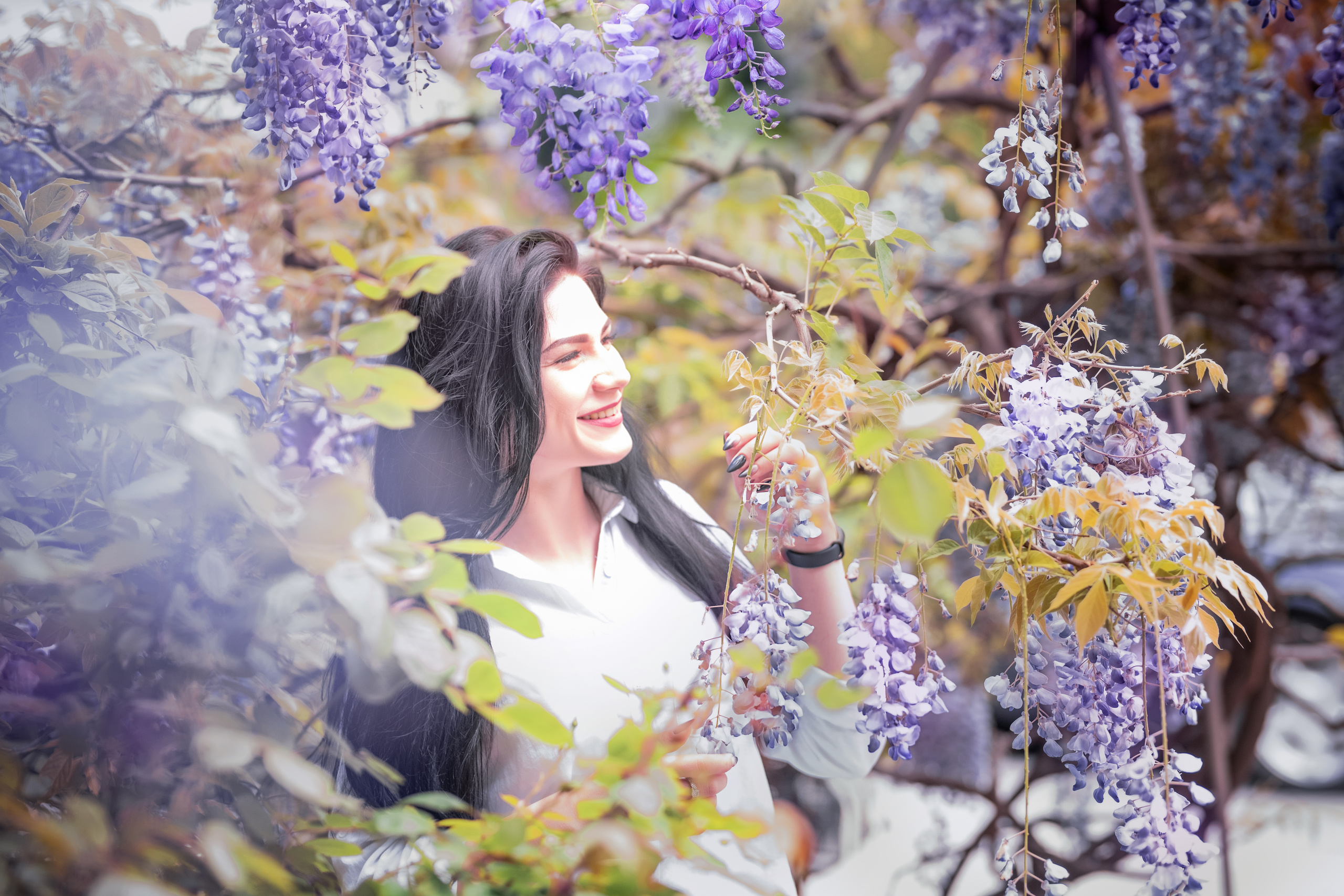 Фотосессия в глицинии. Фотограф в Запоріжжі та Європі