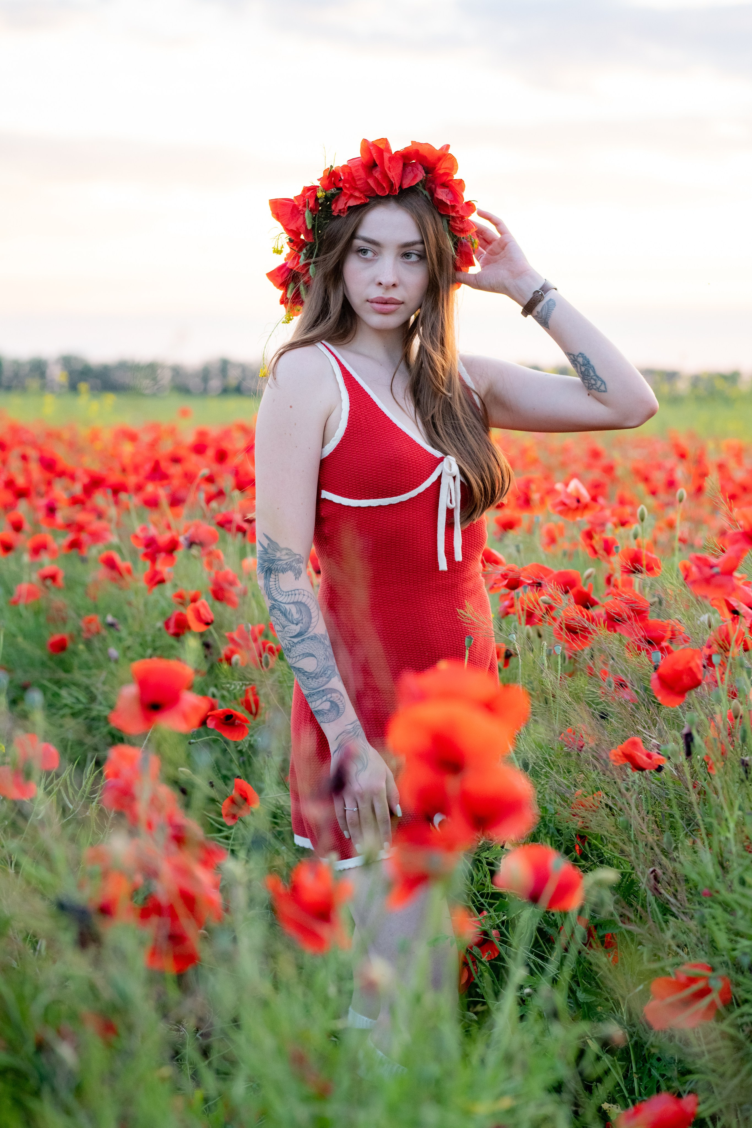 Фотосессія у маковому полі
