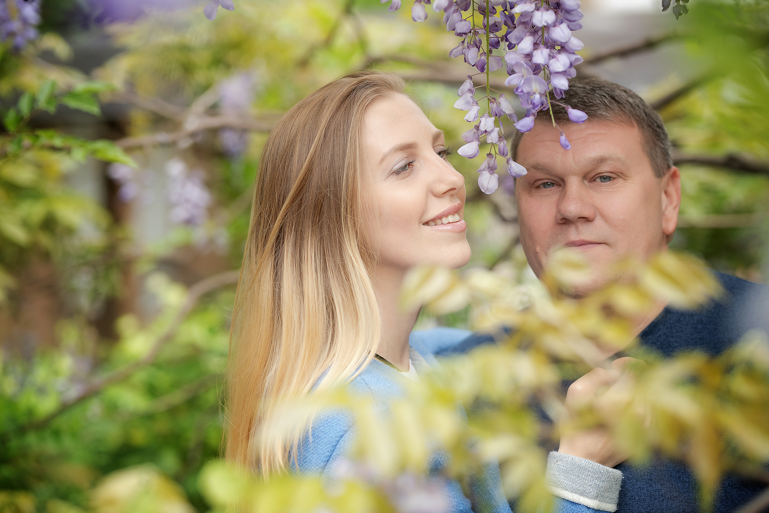 Фотосессия в глицинии. Фотограф в Запоріжжі та Європі