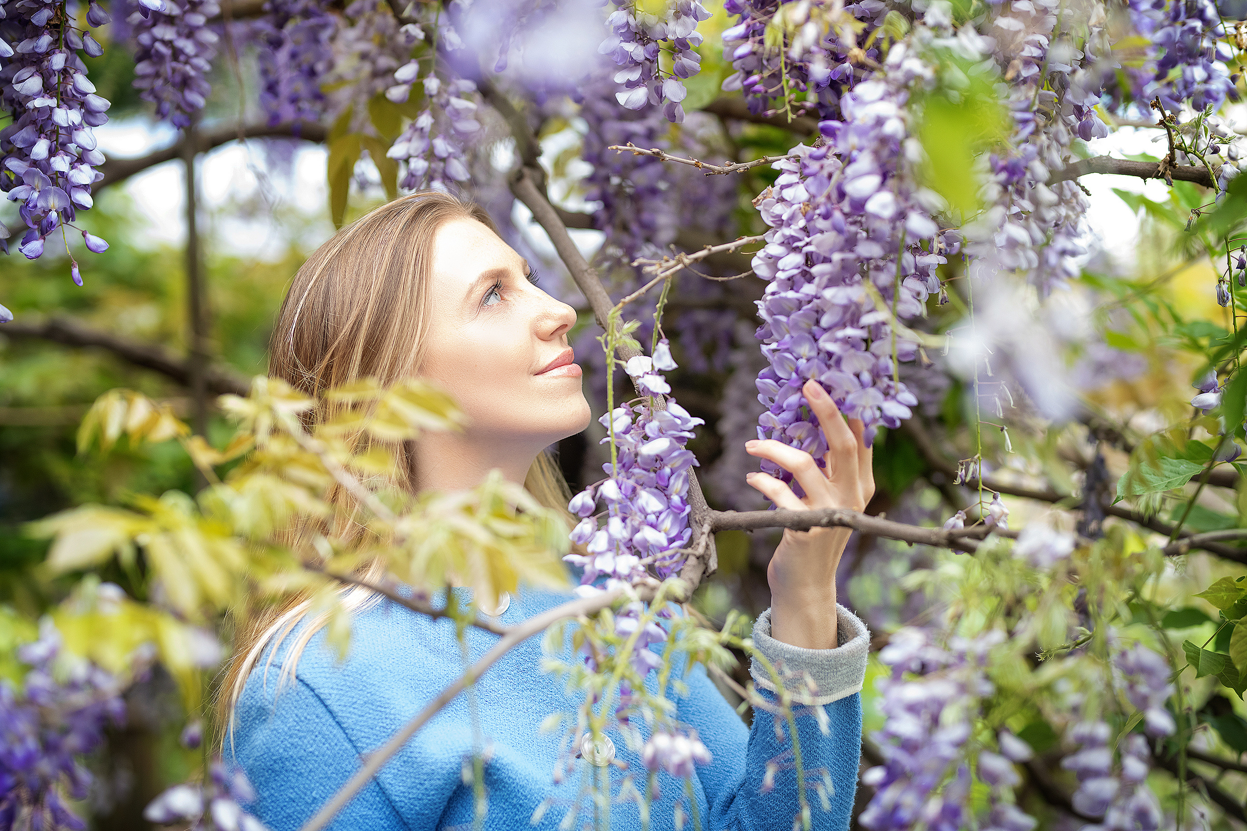 Фотосессия в глицинии. Фотограф в Запоріжжі та Європі