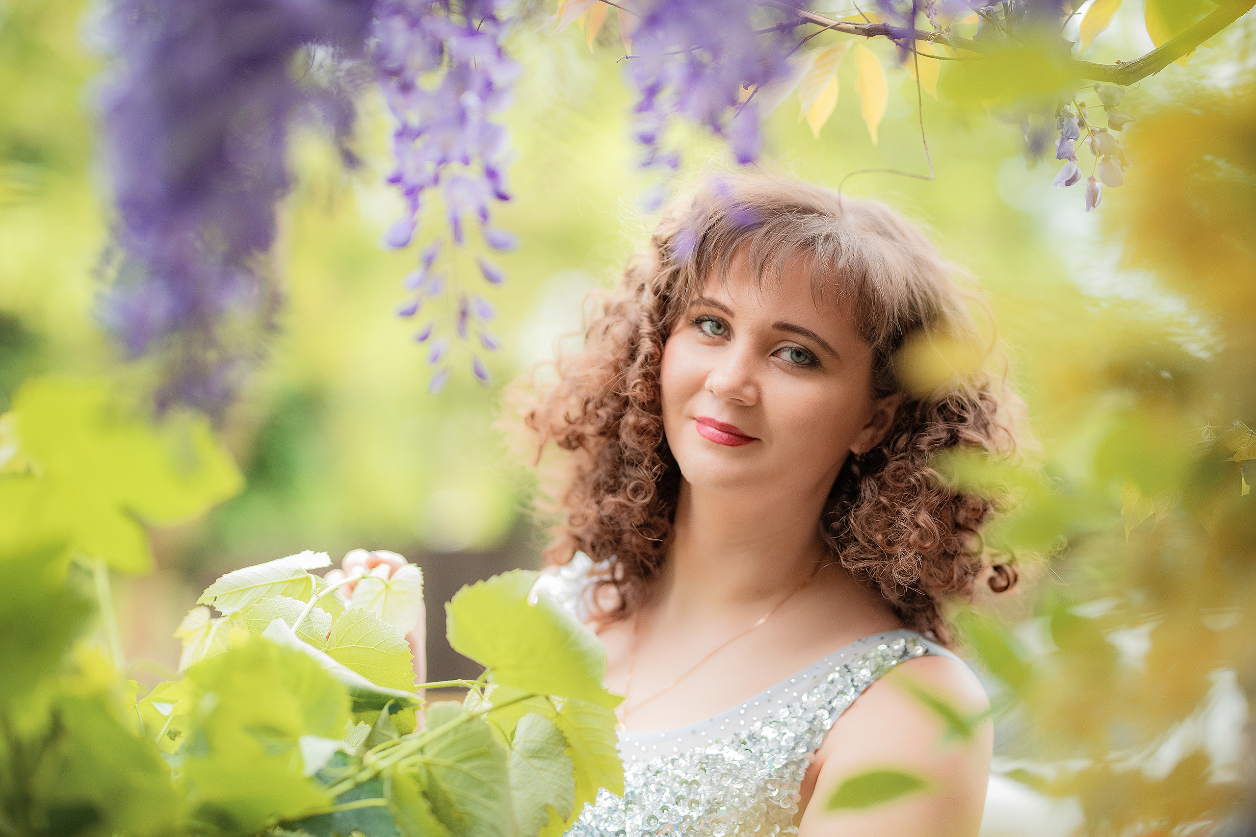 Фотосессия в глицинии. Фотограф в Запоріжжі та Європі