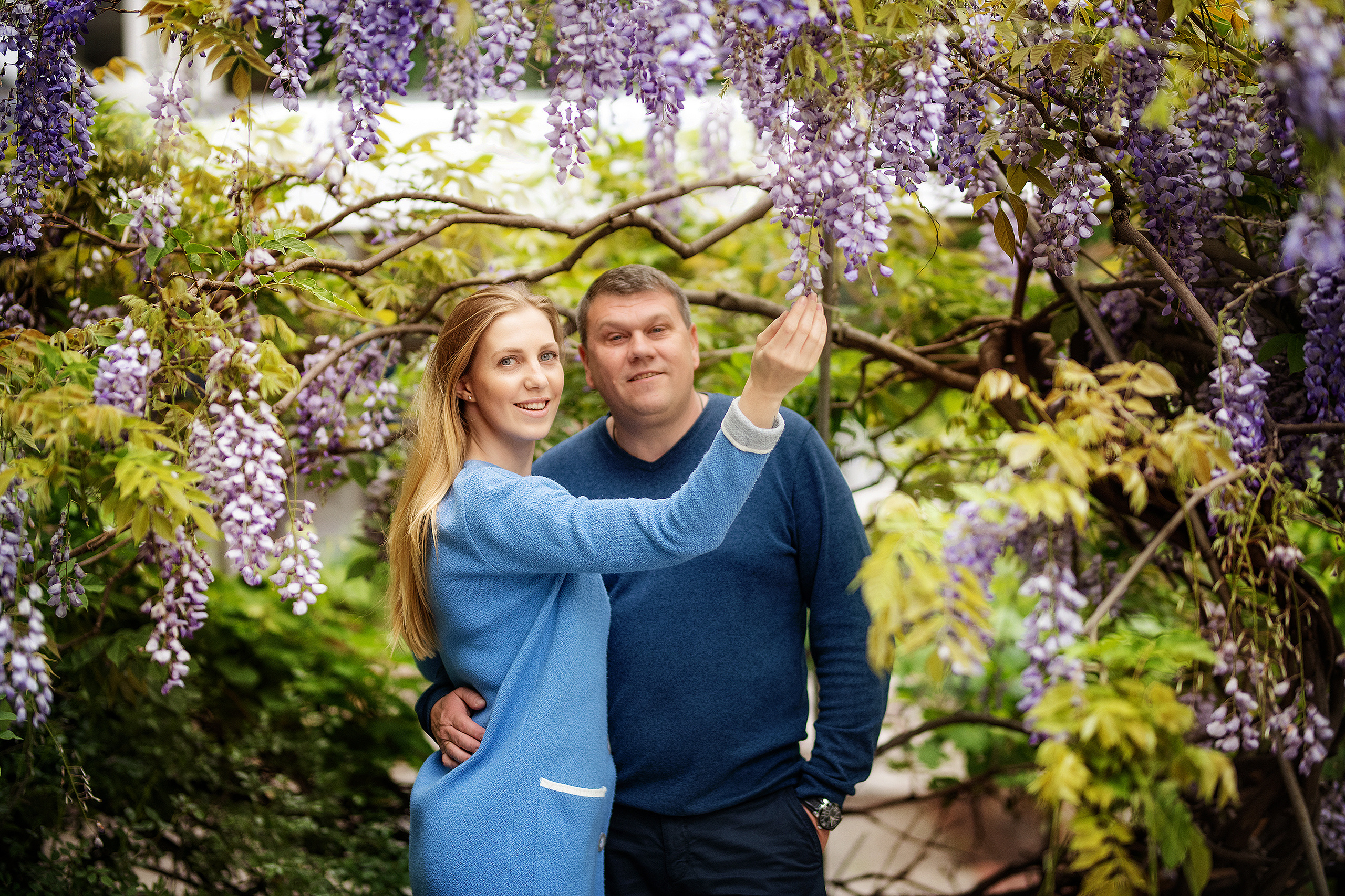 Фотосессия в глицинии. Фотограф в Запоріжжі та Європі