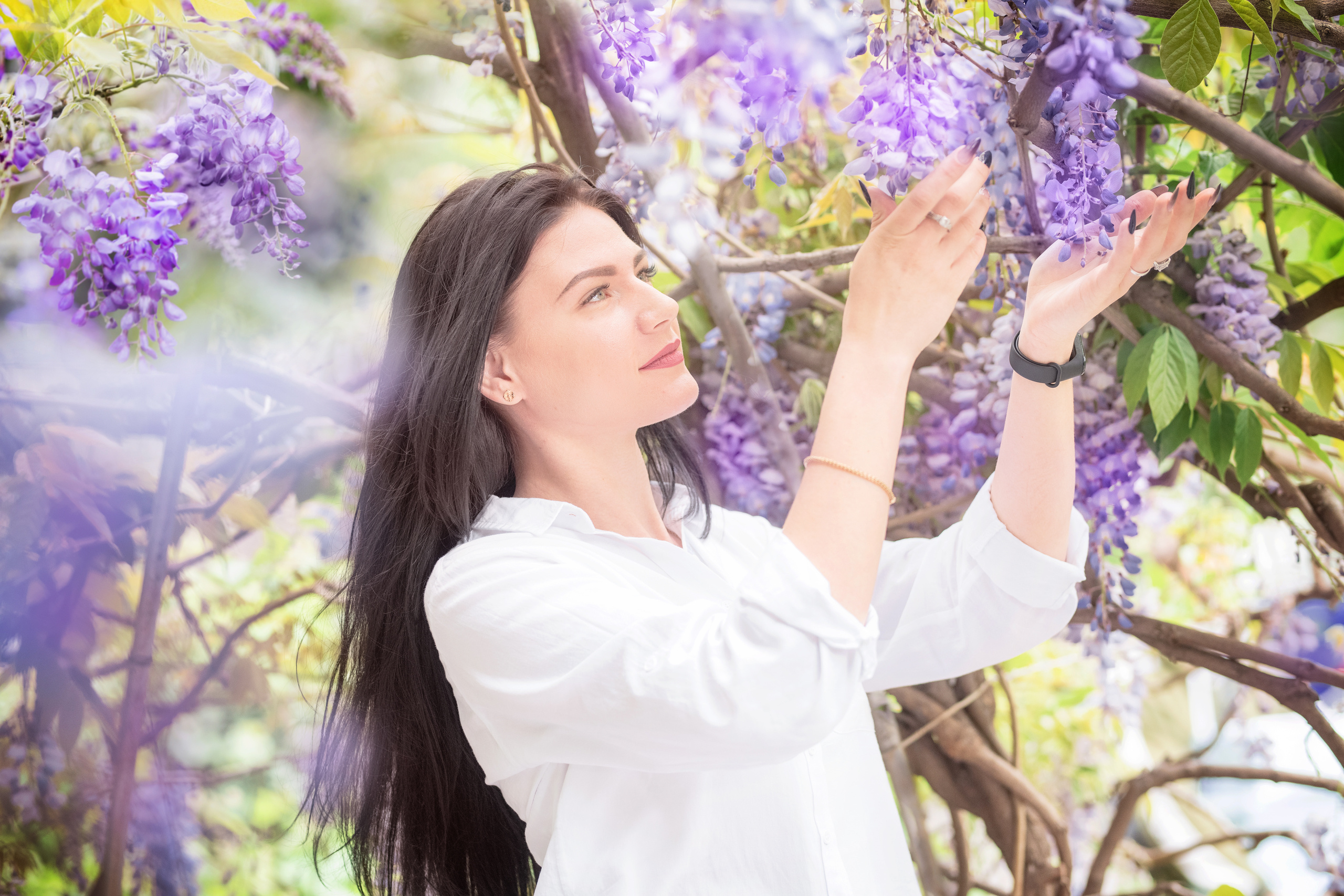 Фотосессия в глицинии. Фотограф в Запоріжжі та Європі