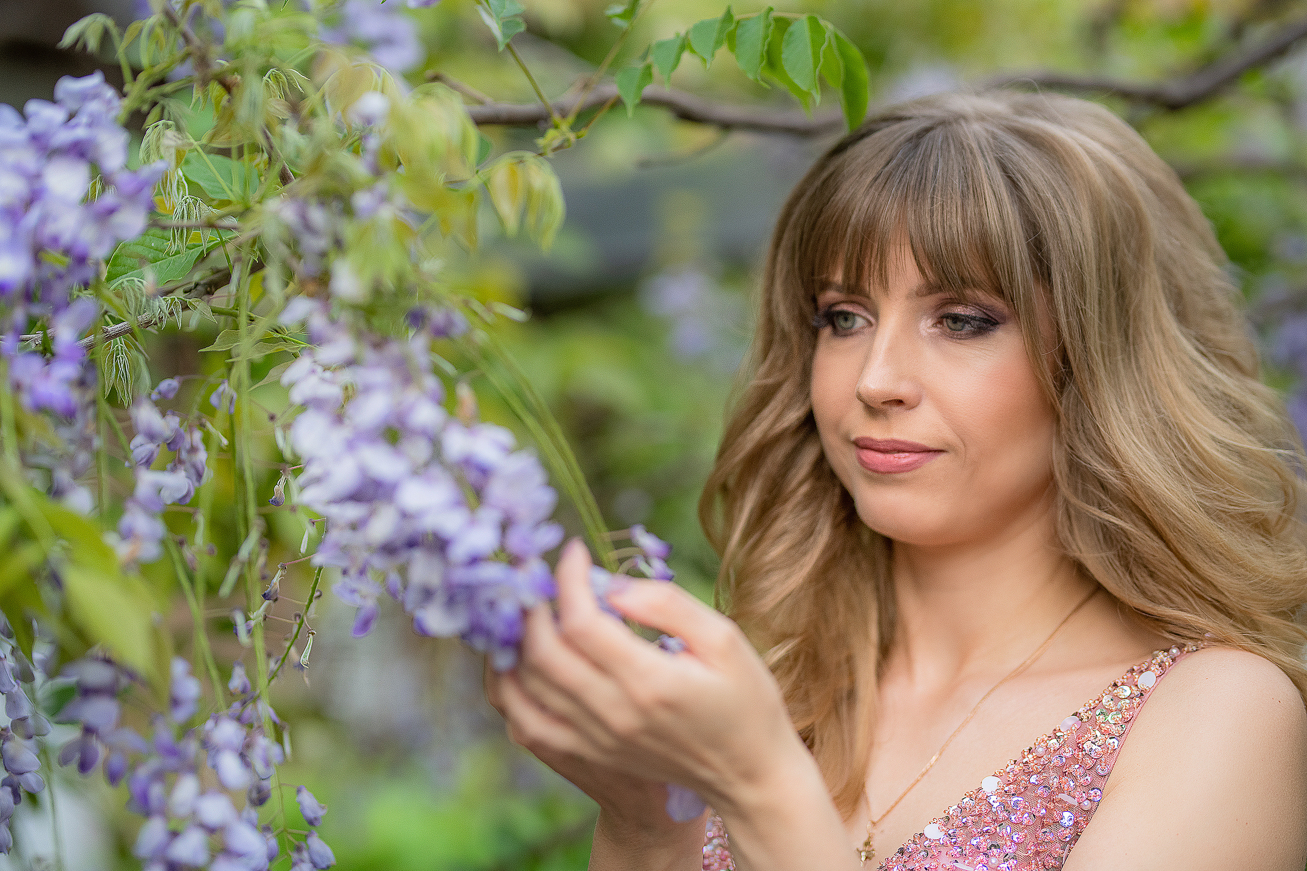 Фотосессия в глицинии. Фотограф в Запоріжжі та Європі