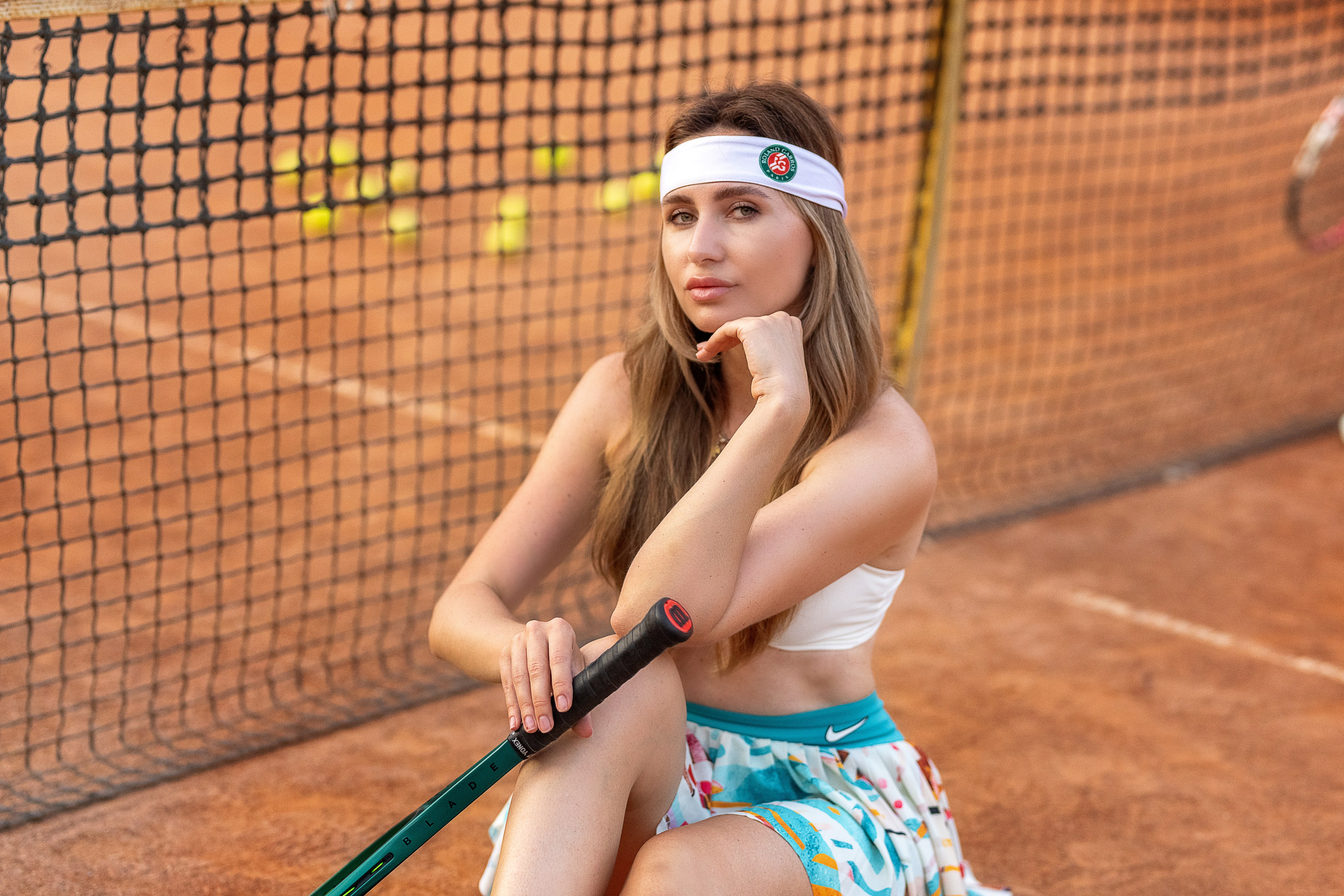 tennis court photoshoot ideas