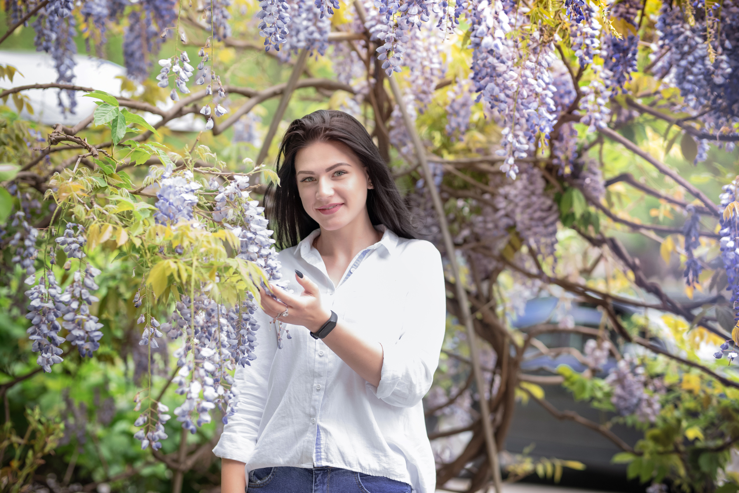 Фотосессия в глицинии. Фотограф в Запоріжжі та Європі