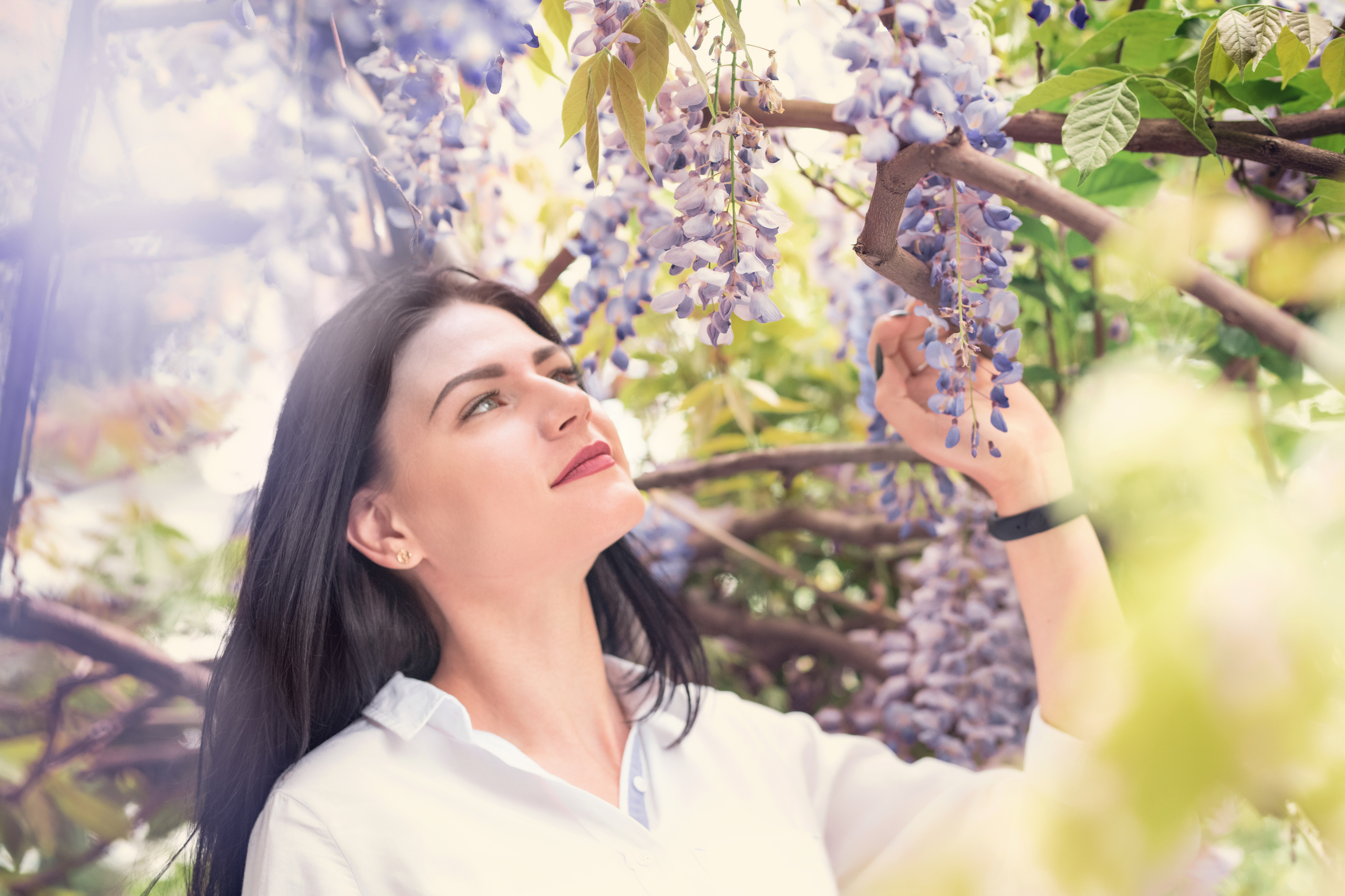 Фотосессия в глицинии. Фотограф в Запоріжжі та Європі
