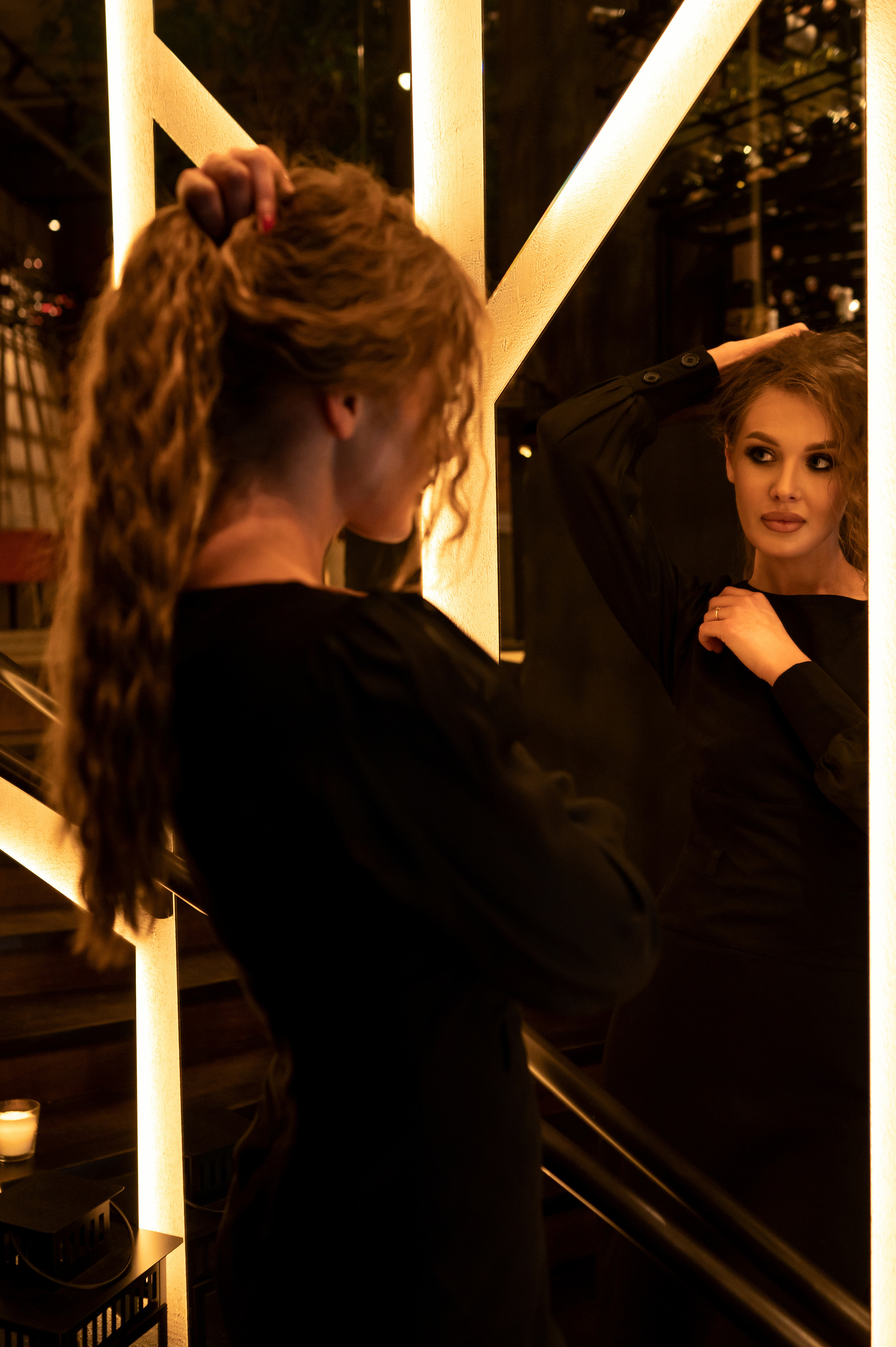 Фотосессия в интерьере красивого ресторана. Весільний і портретний фотограф в Києві Євген Ковачов