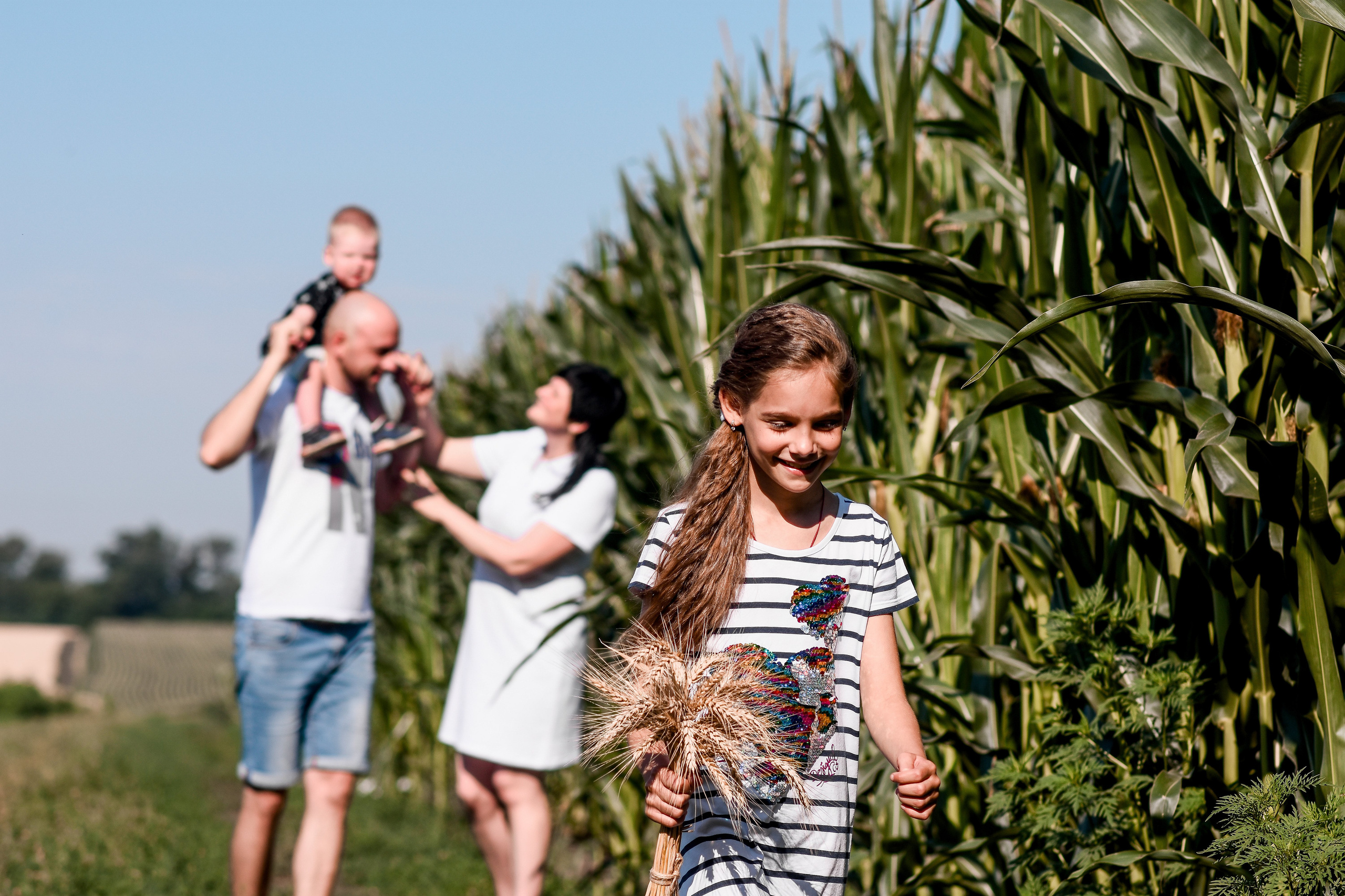 Летняя фотосессия прекрасной семьи. Детский и семейный фотограф Алёна Васильева
