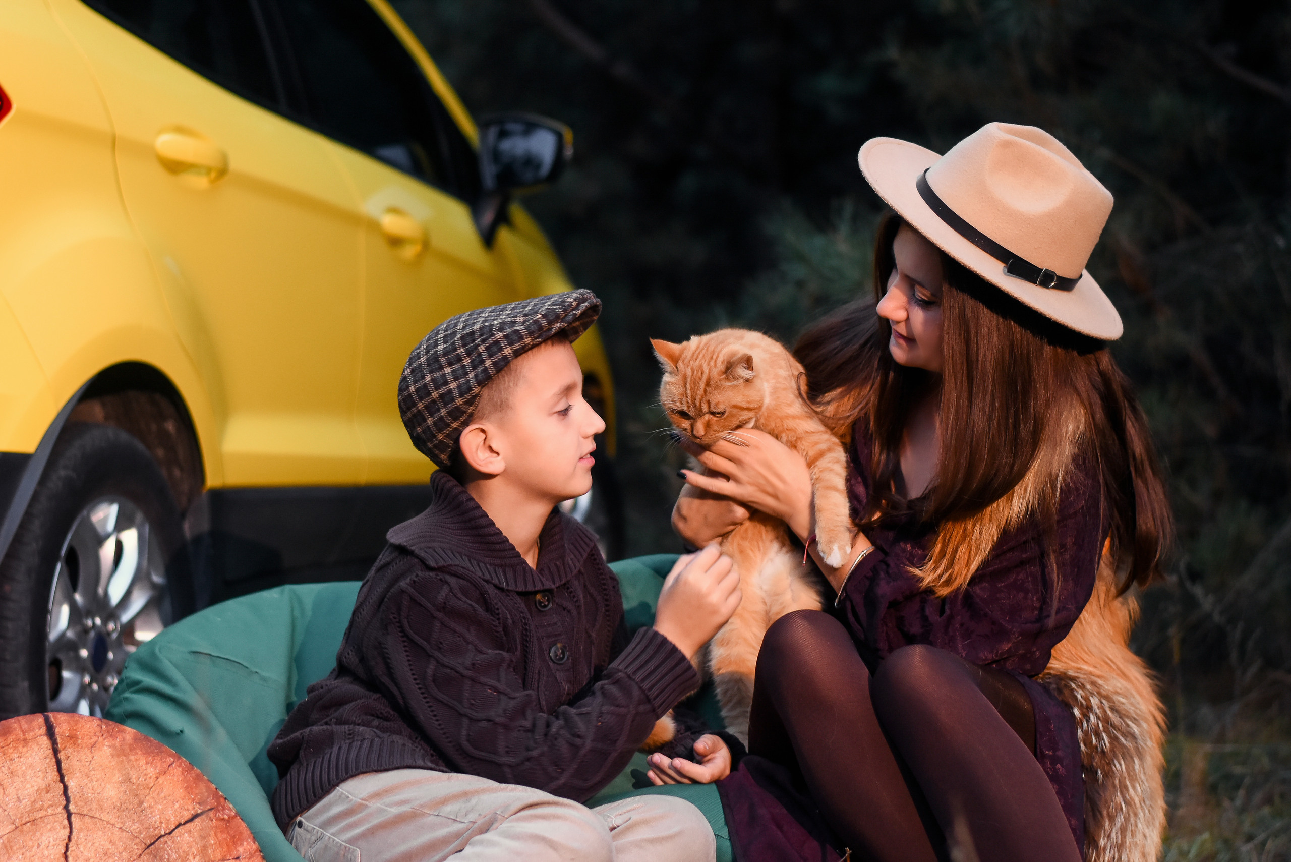 Прогулка в лесу всей семьёй. Детский и семейный фотограф Алёна Васильева