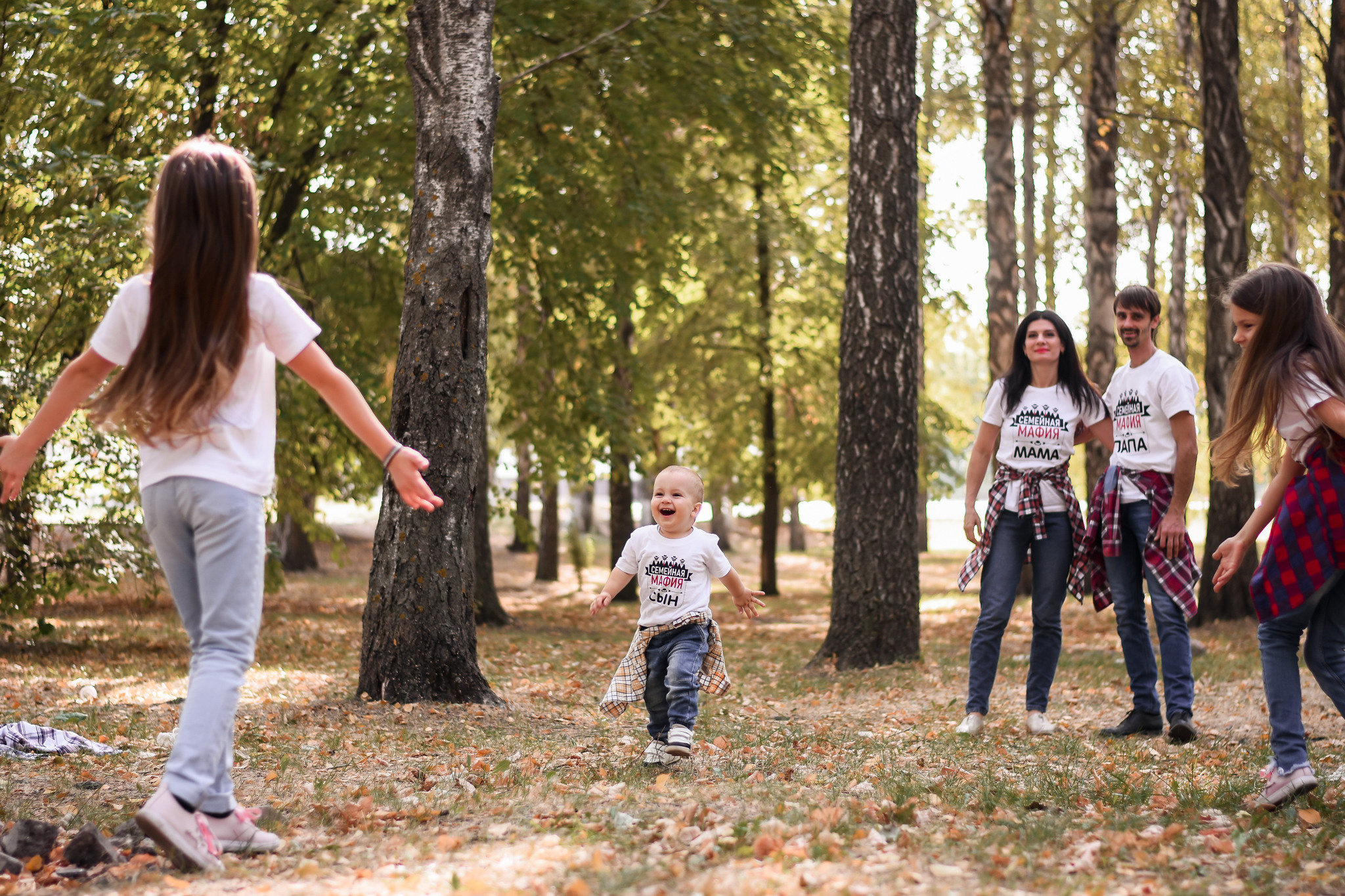 Весёлая семейная мафия. Детский и семейный фотограф Алёна Васильева
