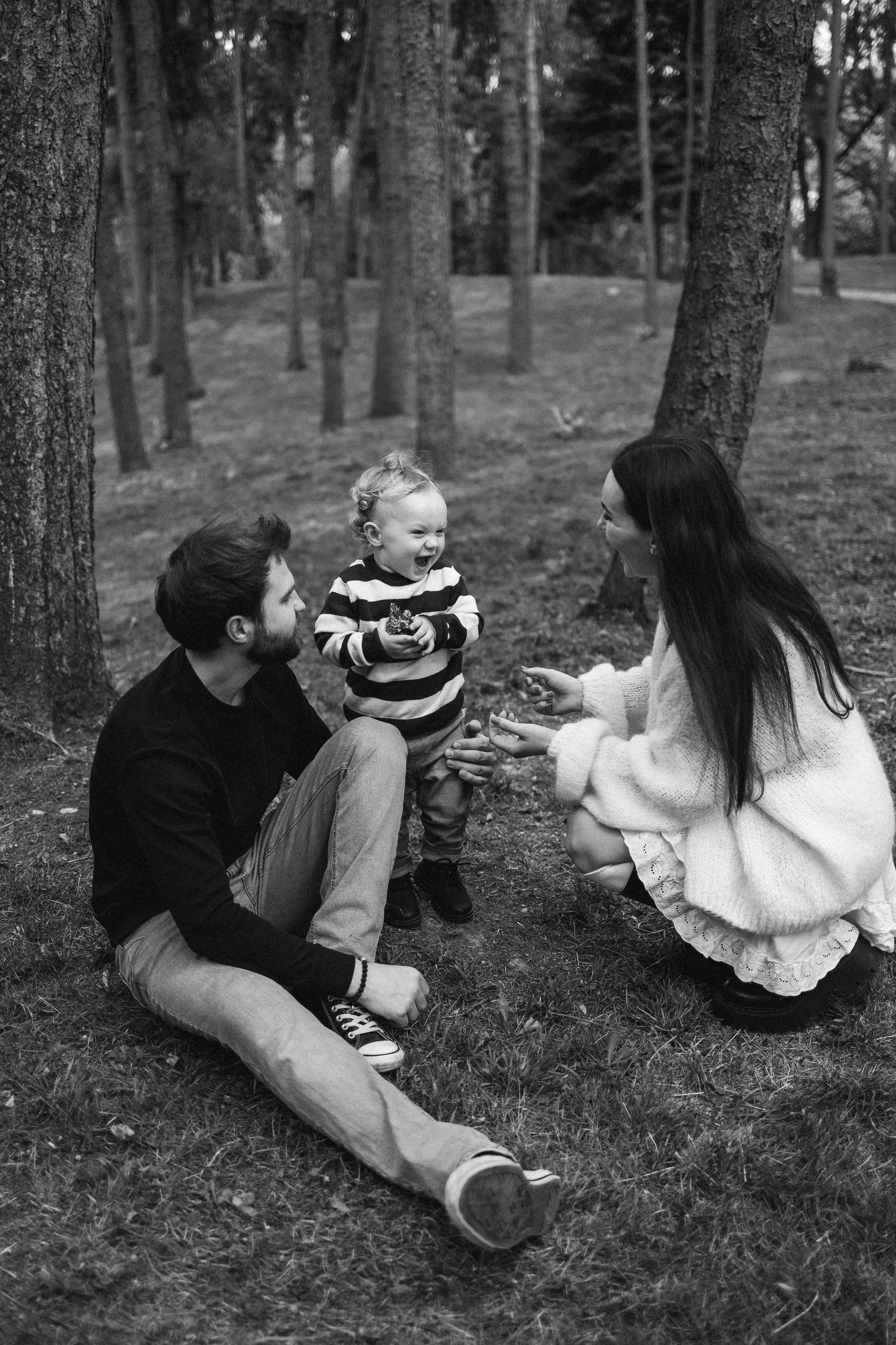 Семейная фотосессия на природе. Фотограф Познань