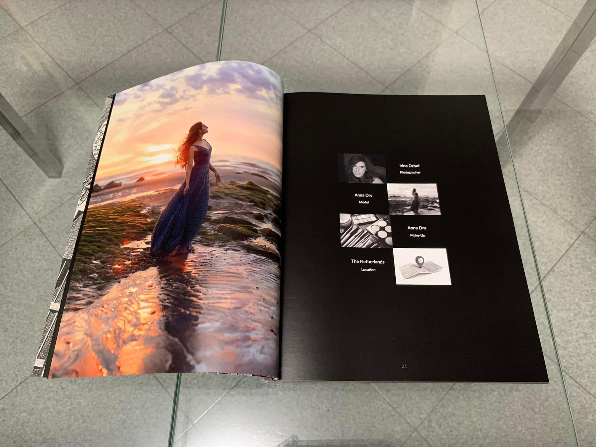 My publications. Art photographer in Amsterdam, the Netherlands Irina Dzhul