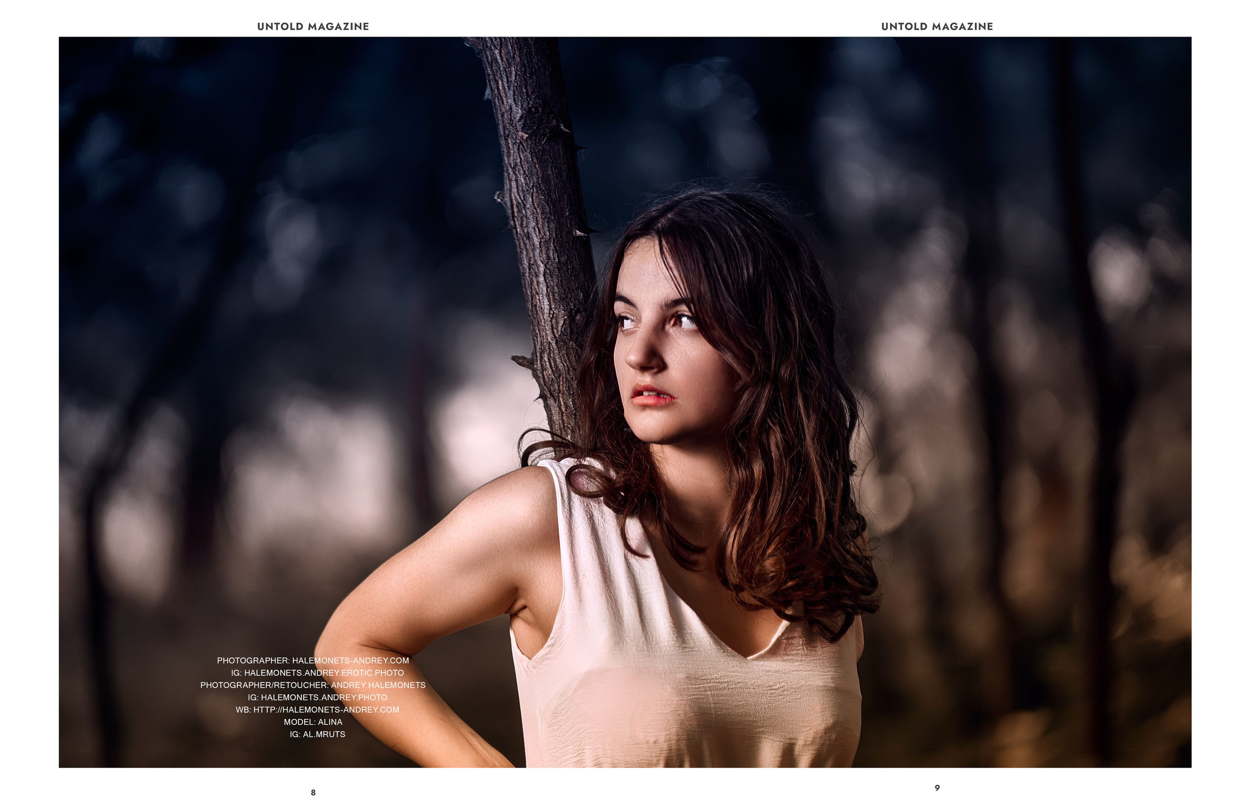 Untold Magazine June-July issue 1608. Профессиональный Фотограф Халемонец Андрей в Кривой Рог Днепр Украина