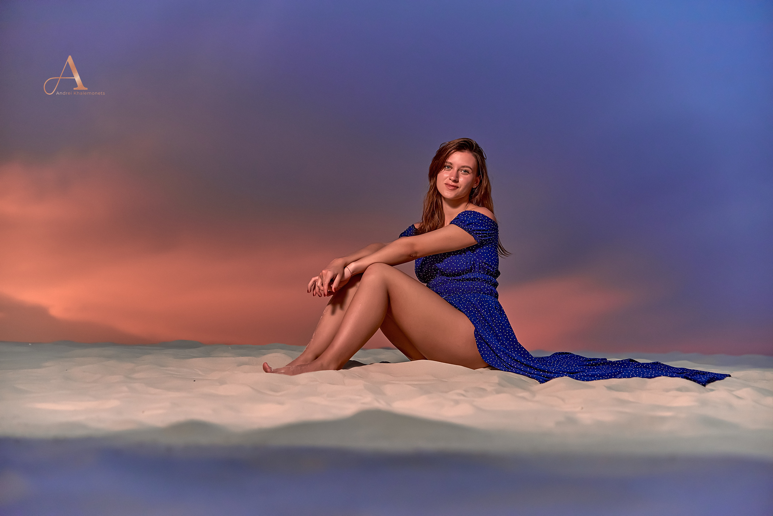 Закат в Оазисе Эмоций: Поэзия Света и Песка. Профессиональный Фотограф Халемонец Андрей в Кривой Рог Днепр Украина