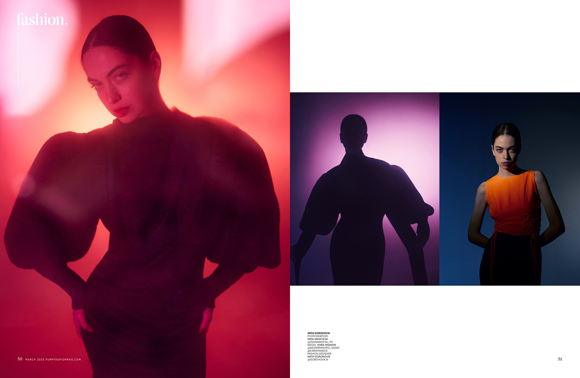 Publications. Fashion and portrait photographer Inga Makeyeva